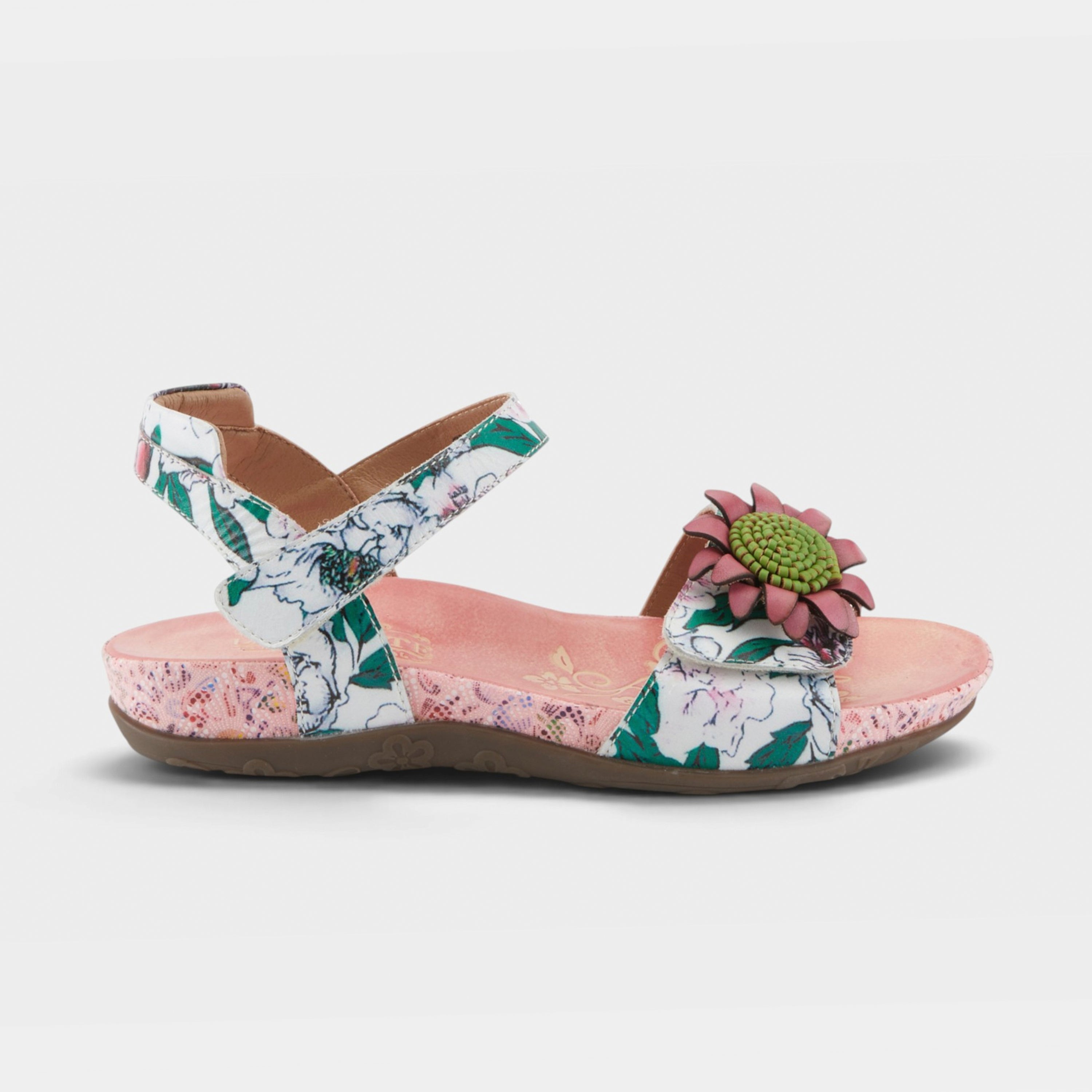 L'Artiste Gladystee sandals in Pink Multi, hero view