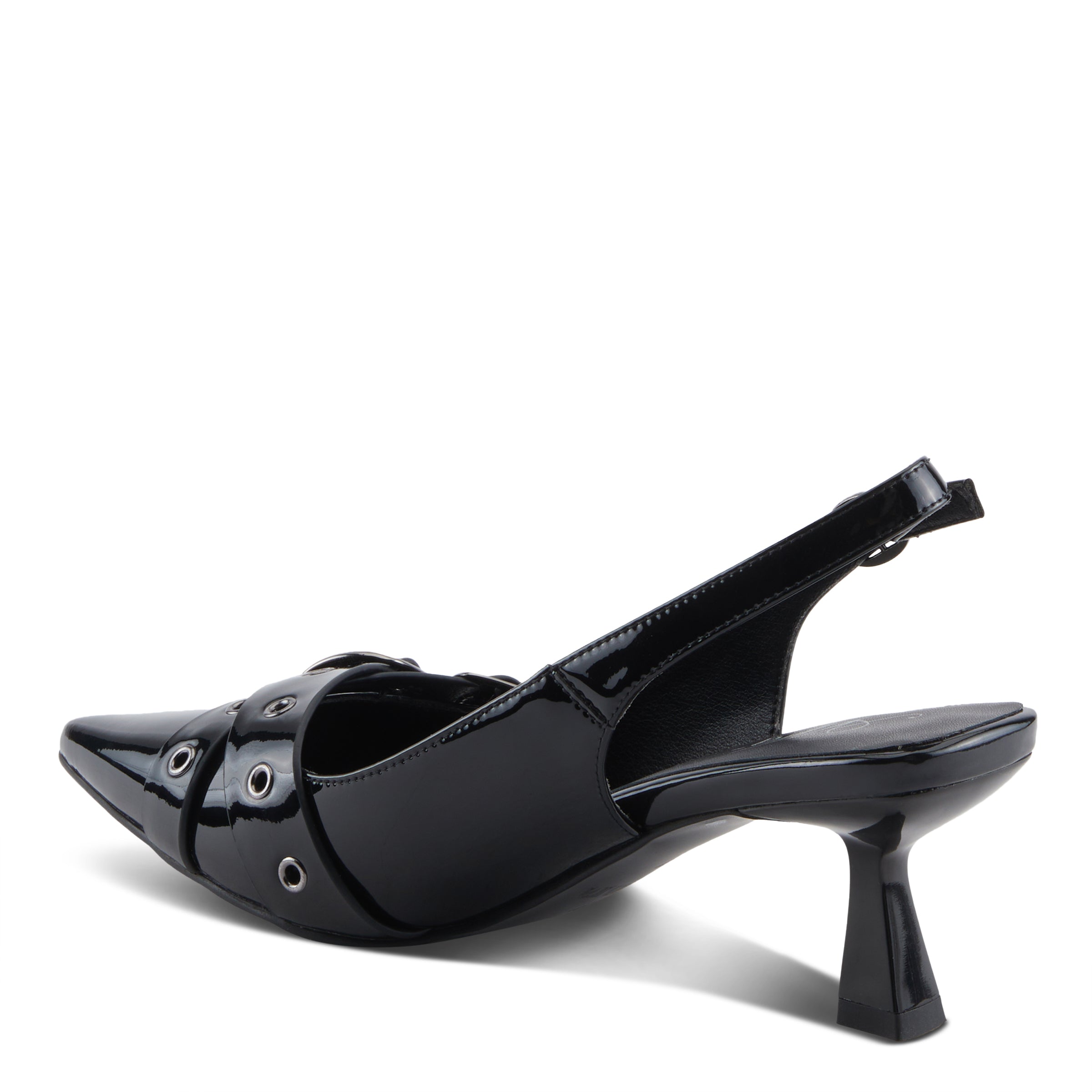 Azura Glistening women's shoe in pink metallic with buckle detail