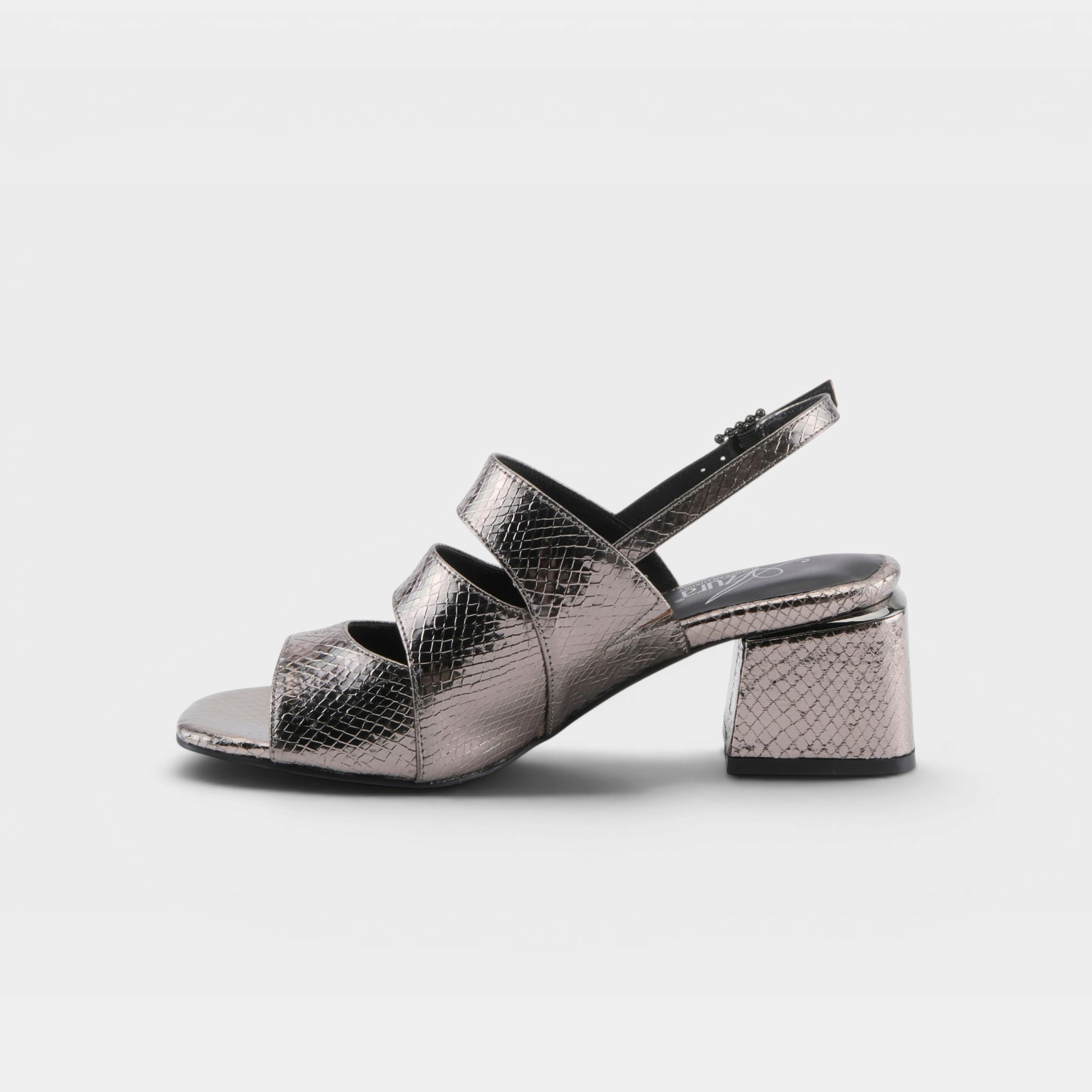 Azura Glittertwins Pewter Sandal