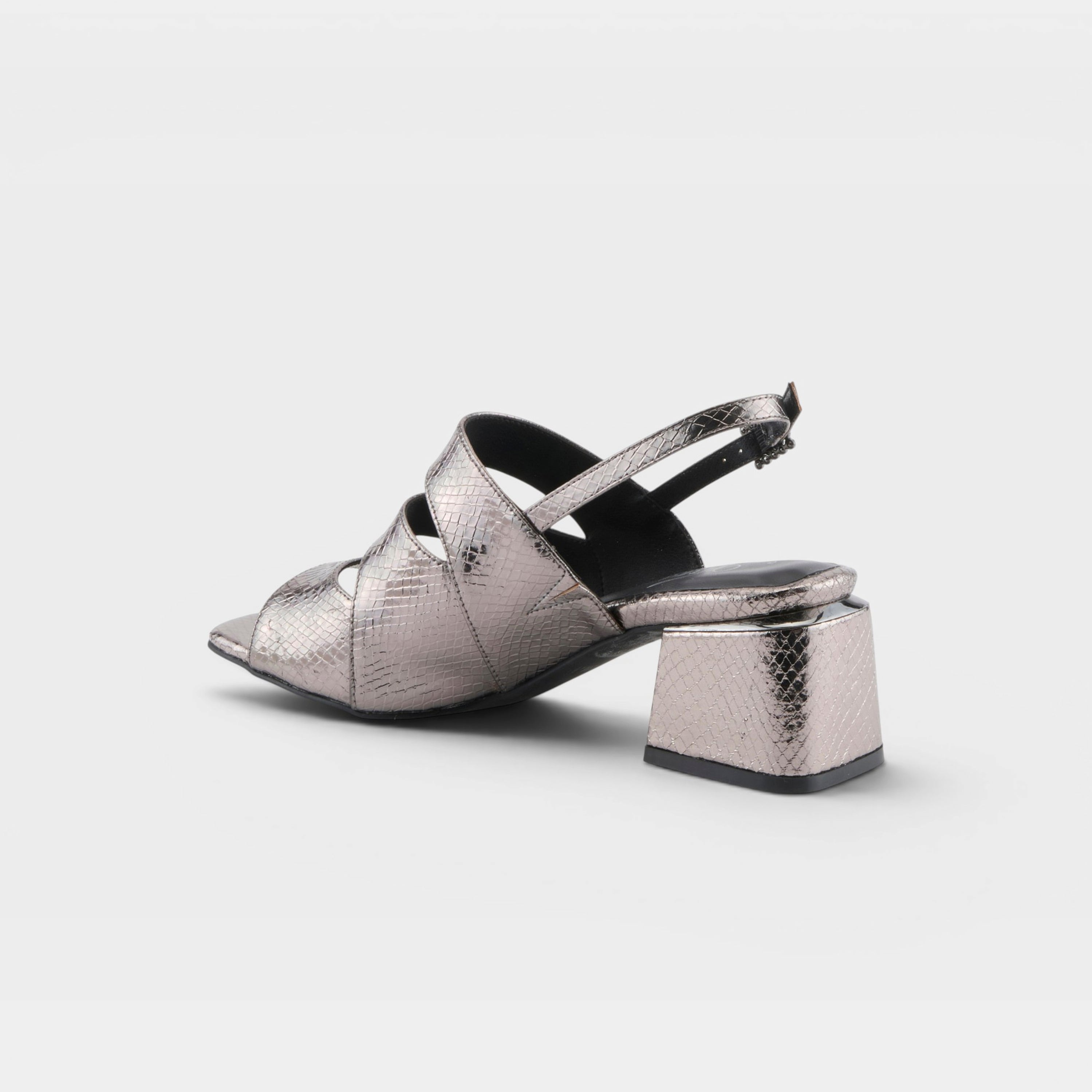 Azura Glittertwins Pewter Sandal
