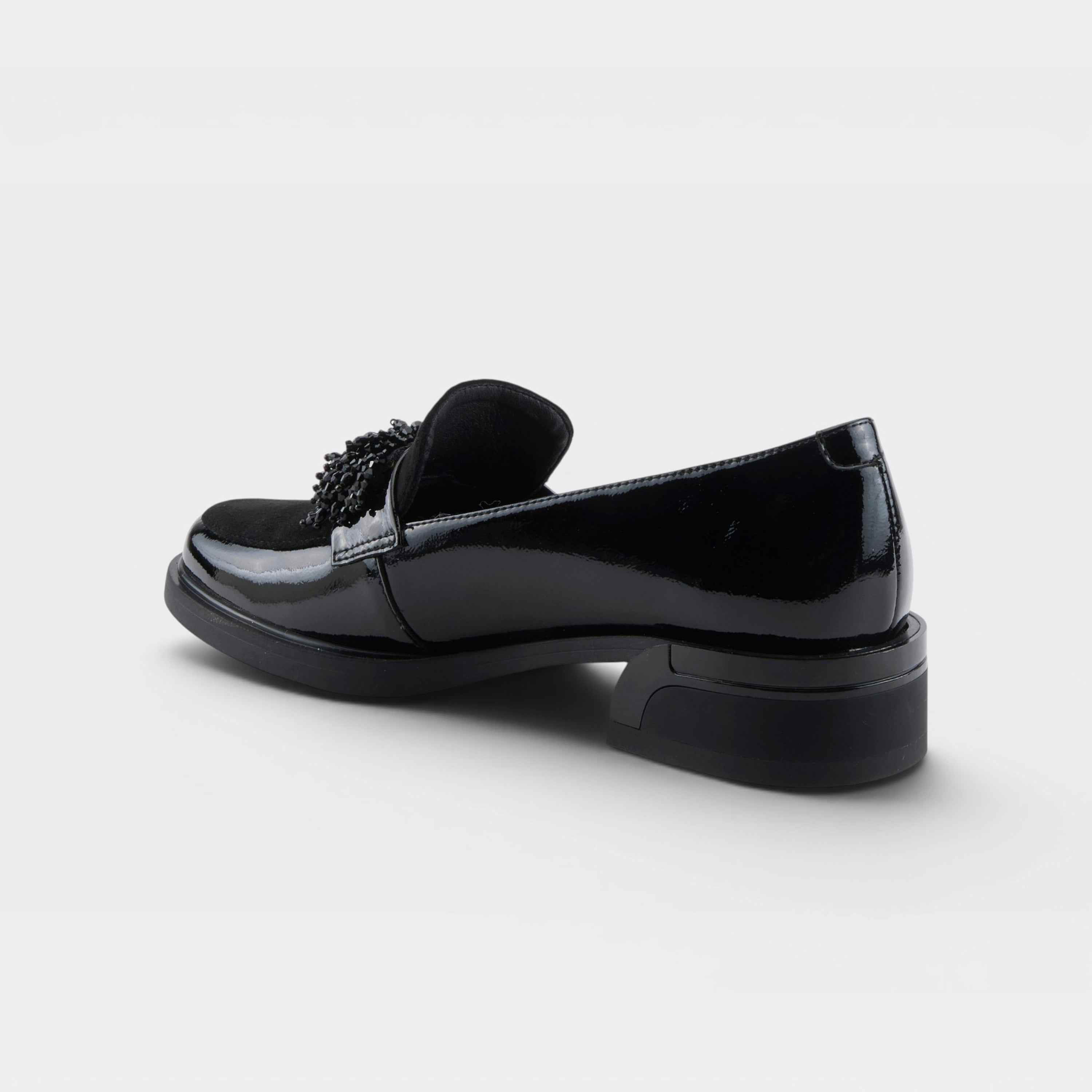 Azura Gogetter Black Patent Shoe