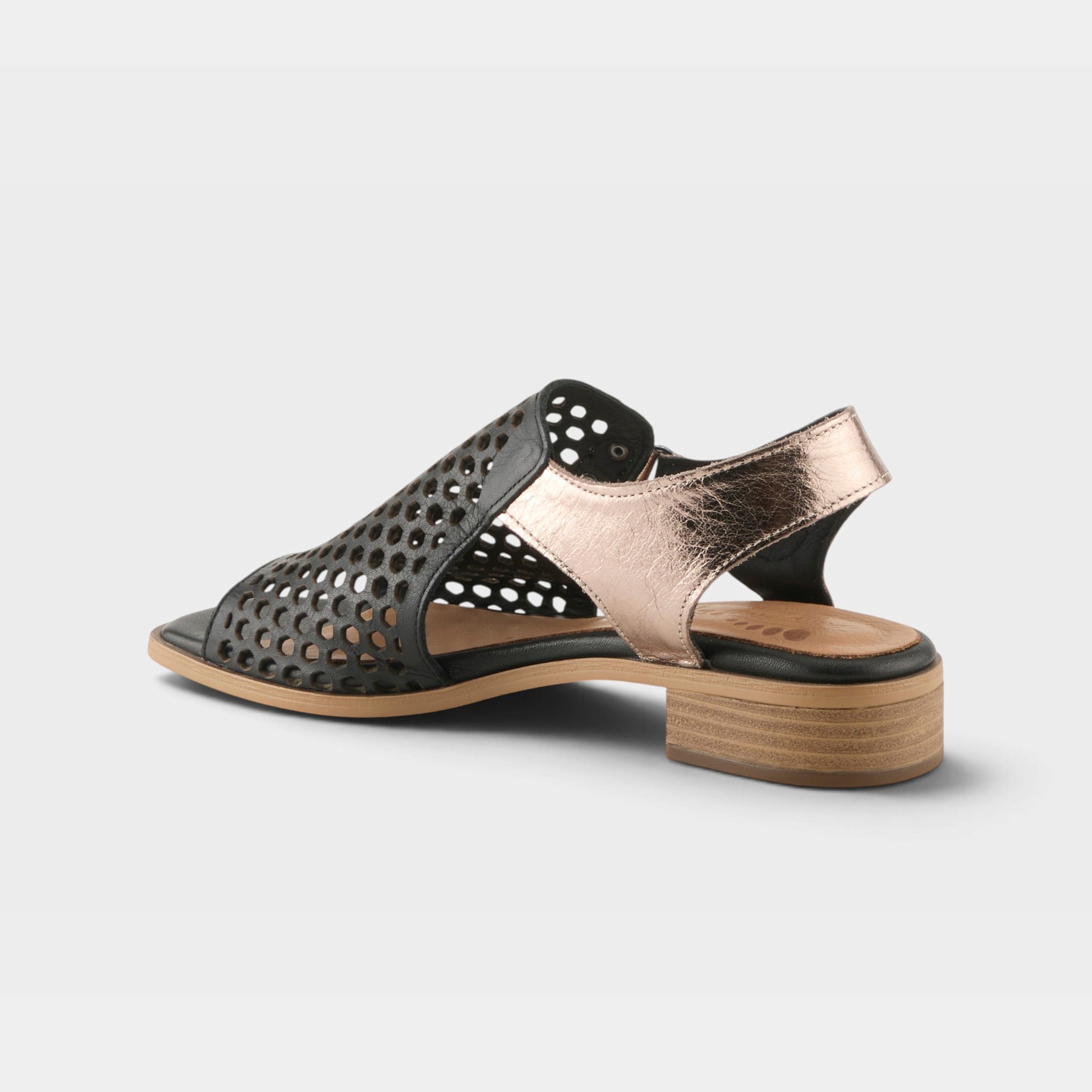 Spring Step Gosset Black Multi Sandal
