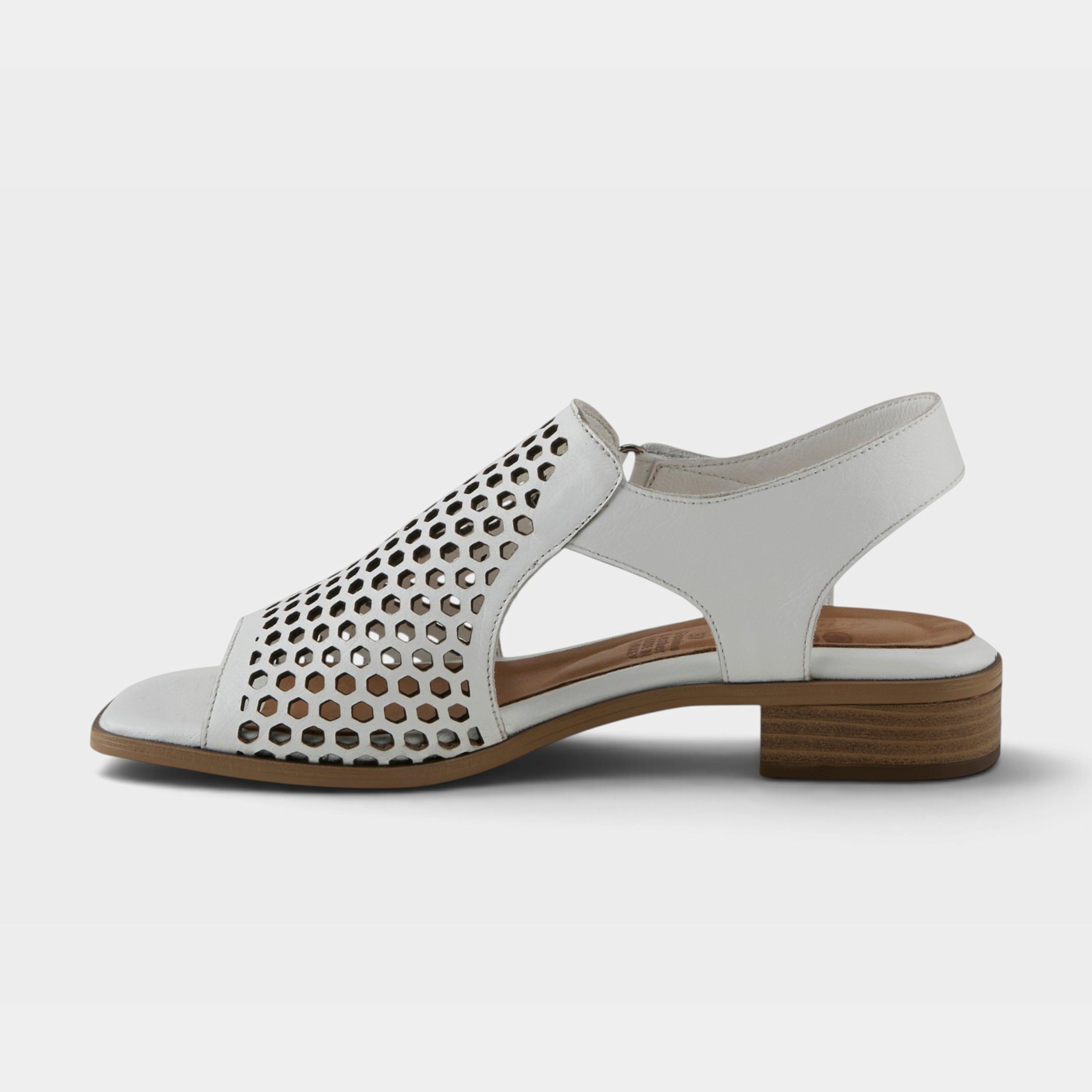 Spring Step Gosset White Sandal