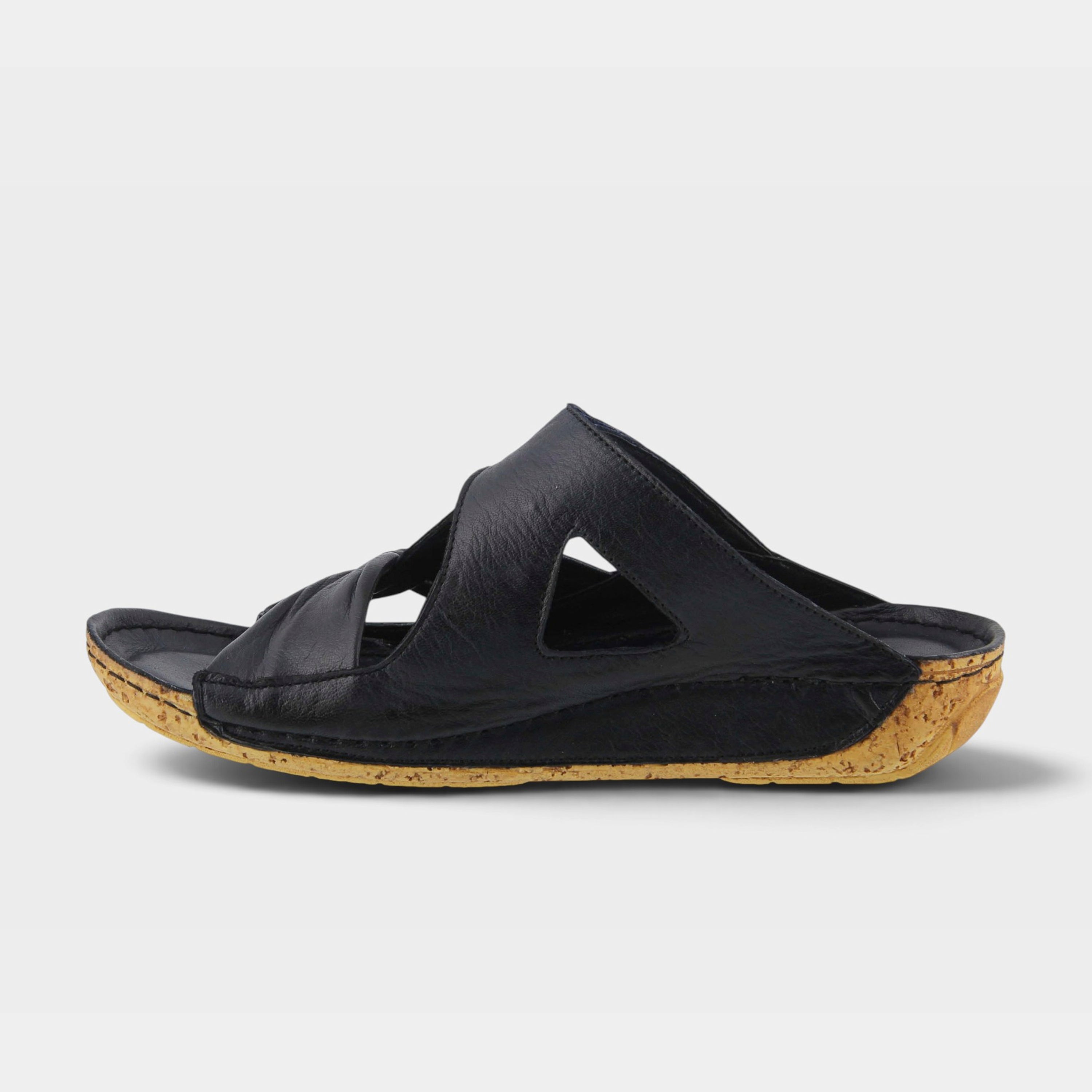Spring Step Gretta Navy Slide Sandal