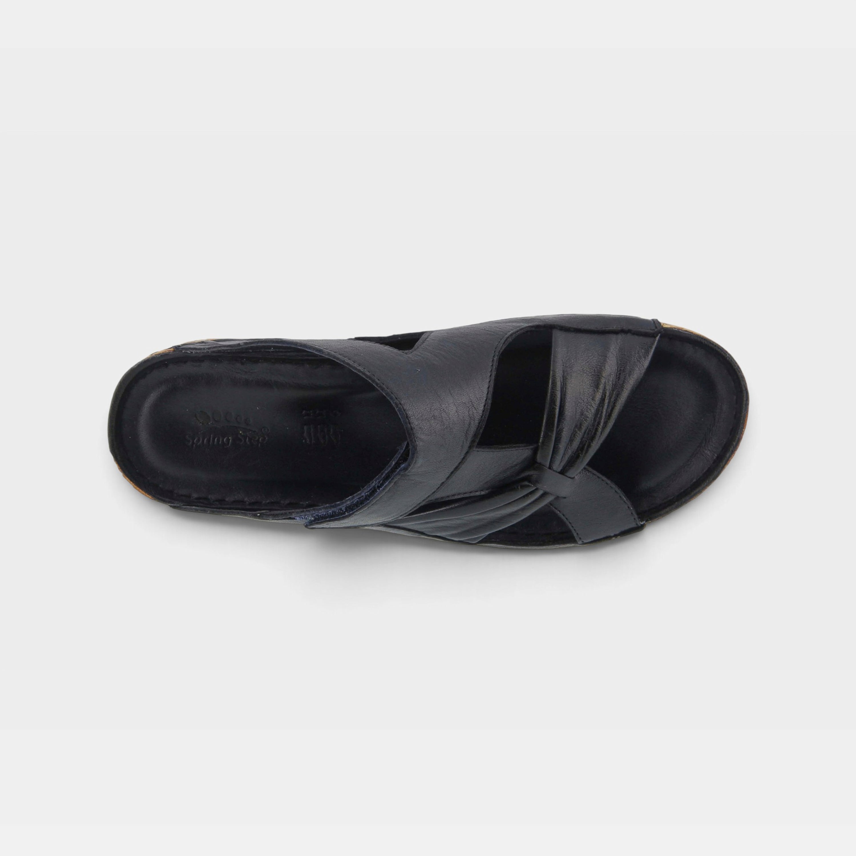 Spring Step Gretta Navy Slide Sandal