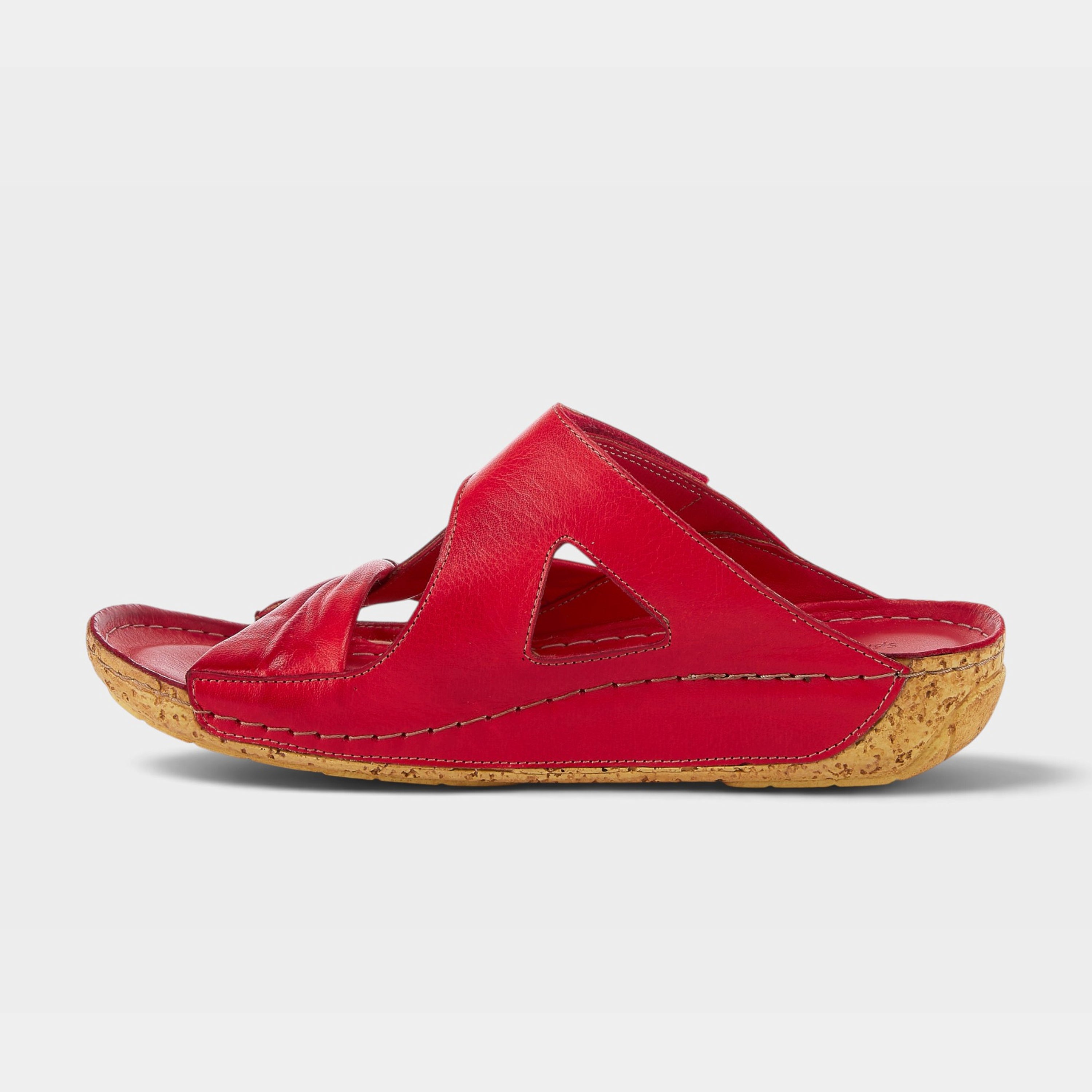 Spring Step Gretta Red Slide Sandal