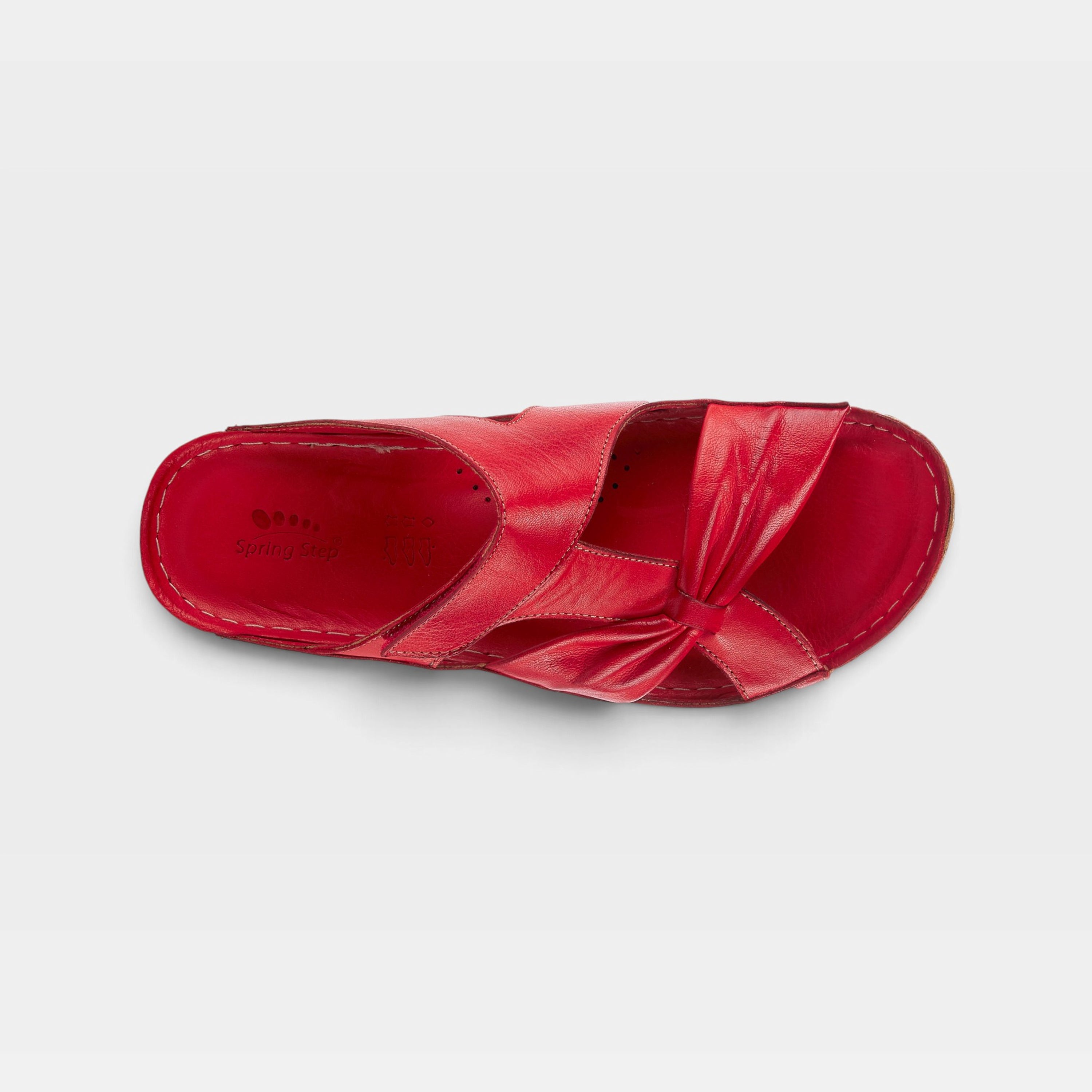 Spring Step Gretta Red Slide Sandal