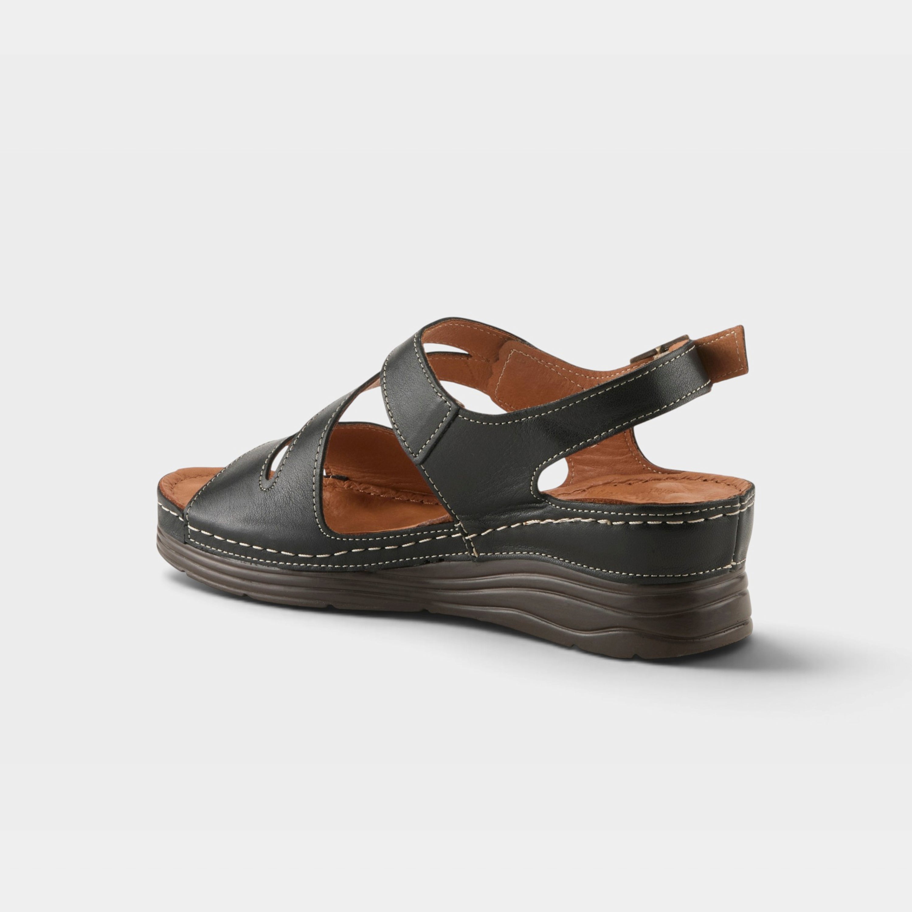 Spring Step Griggs Black Sandal