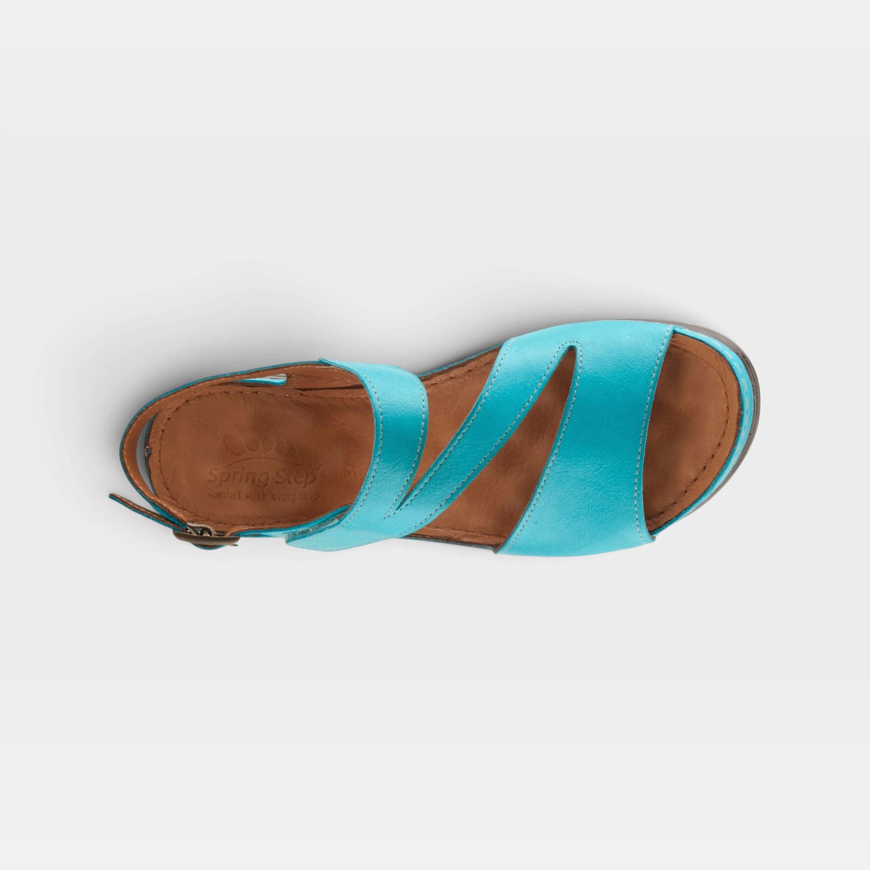 Spring Step Griggs Turquoise Sandal