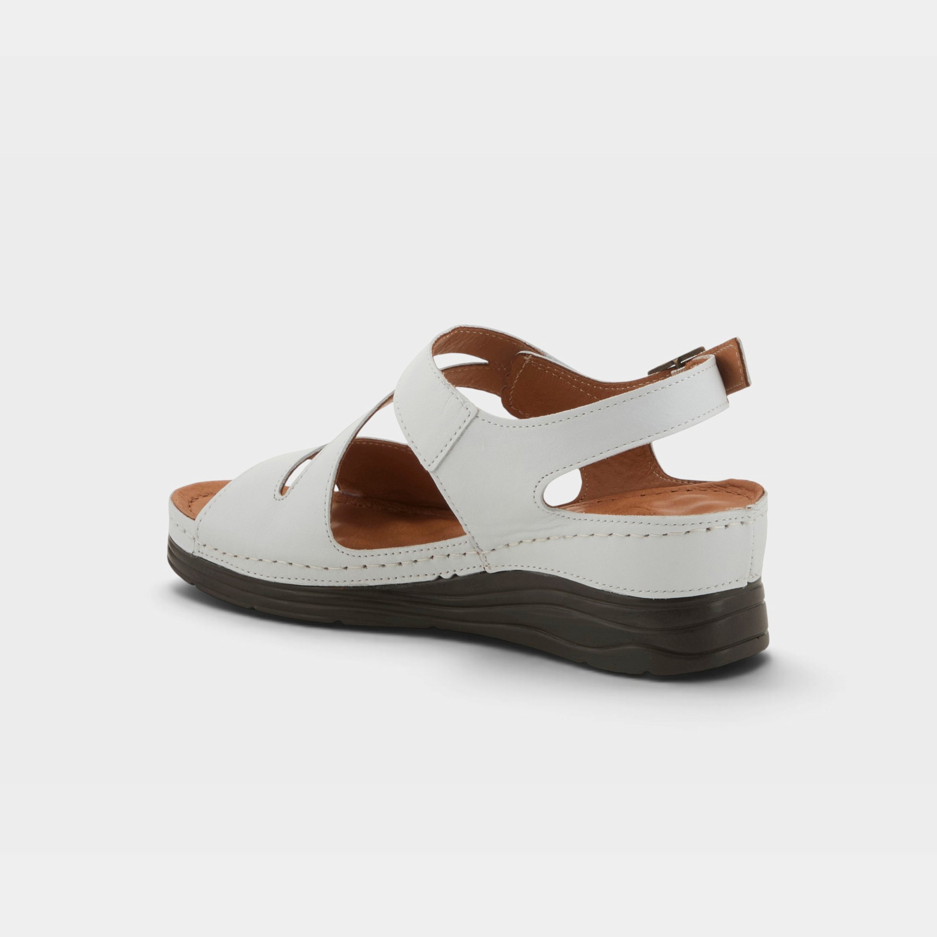 Spring Step Griggs White Sandal
