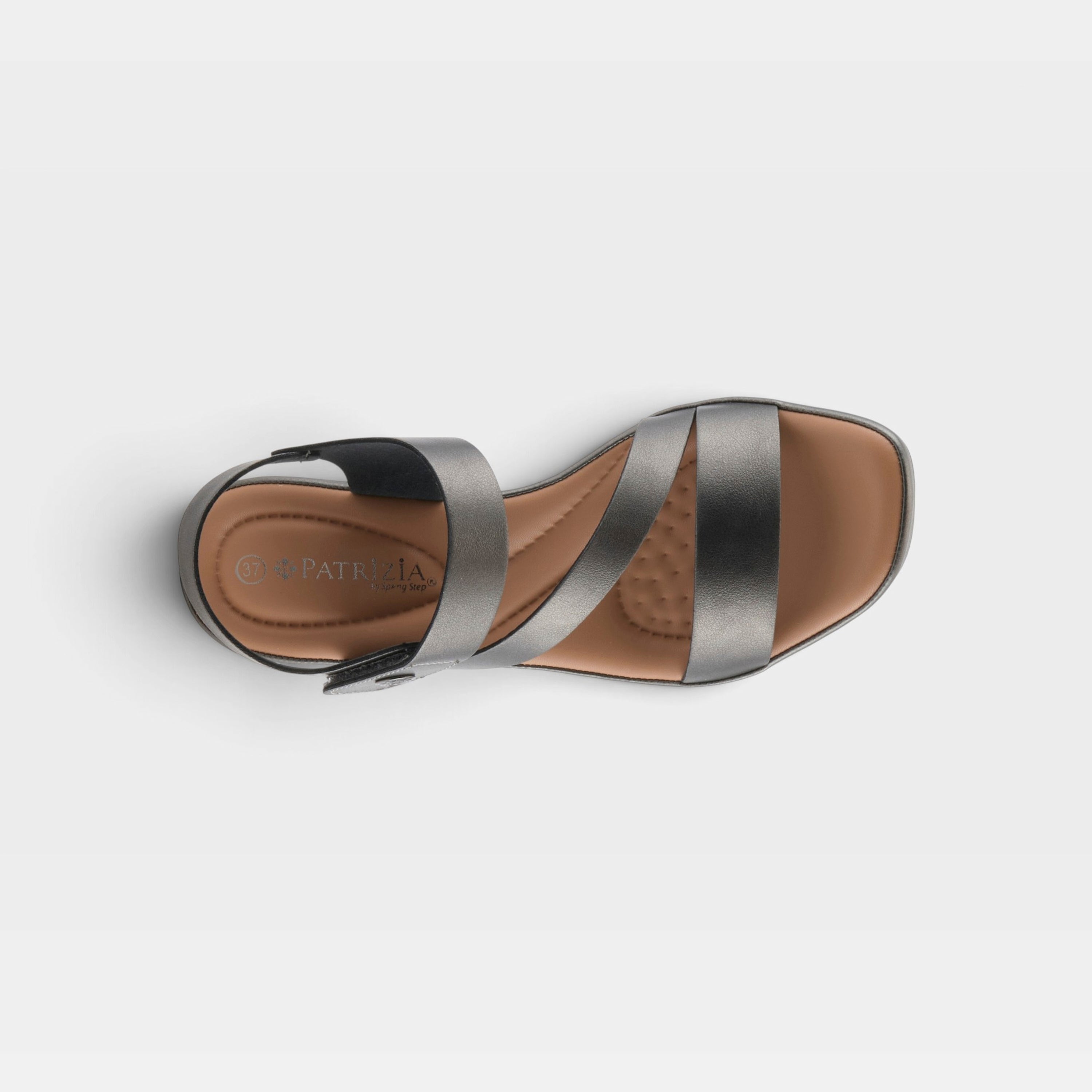 Patrizia Guillen Pewter Sandal
