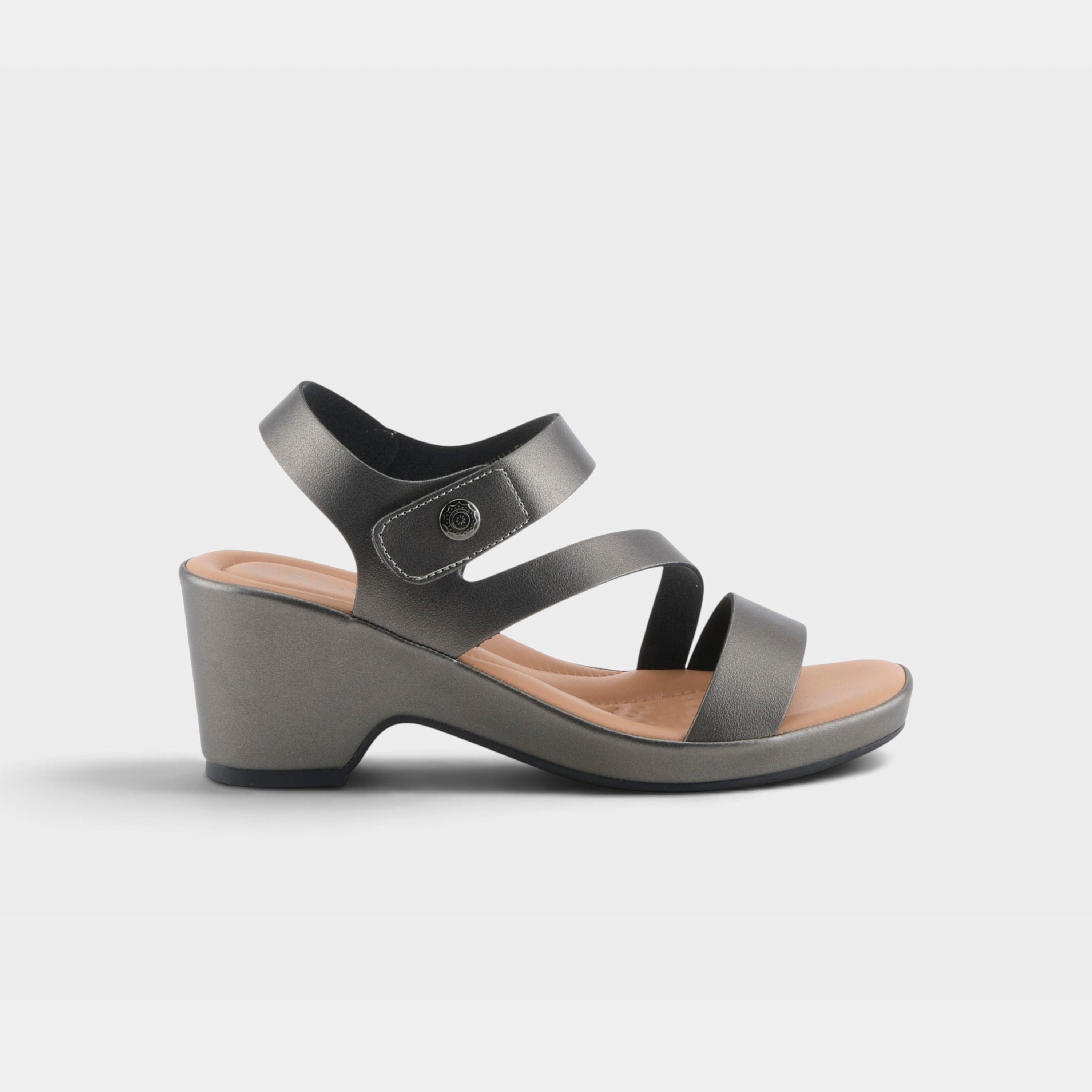 Patrizia Guillen Pewter Sandal