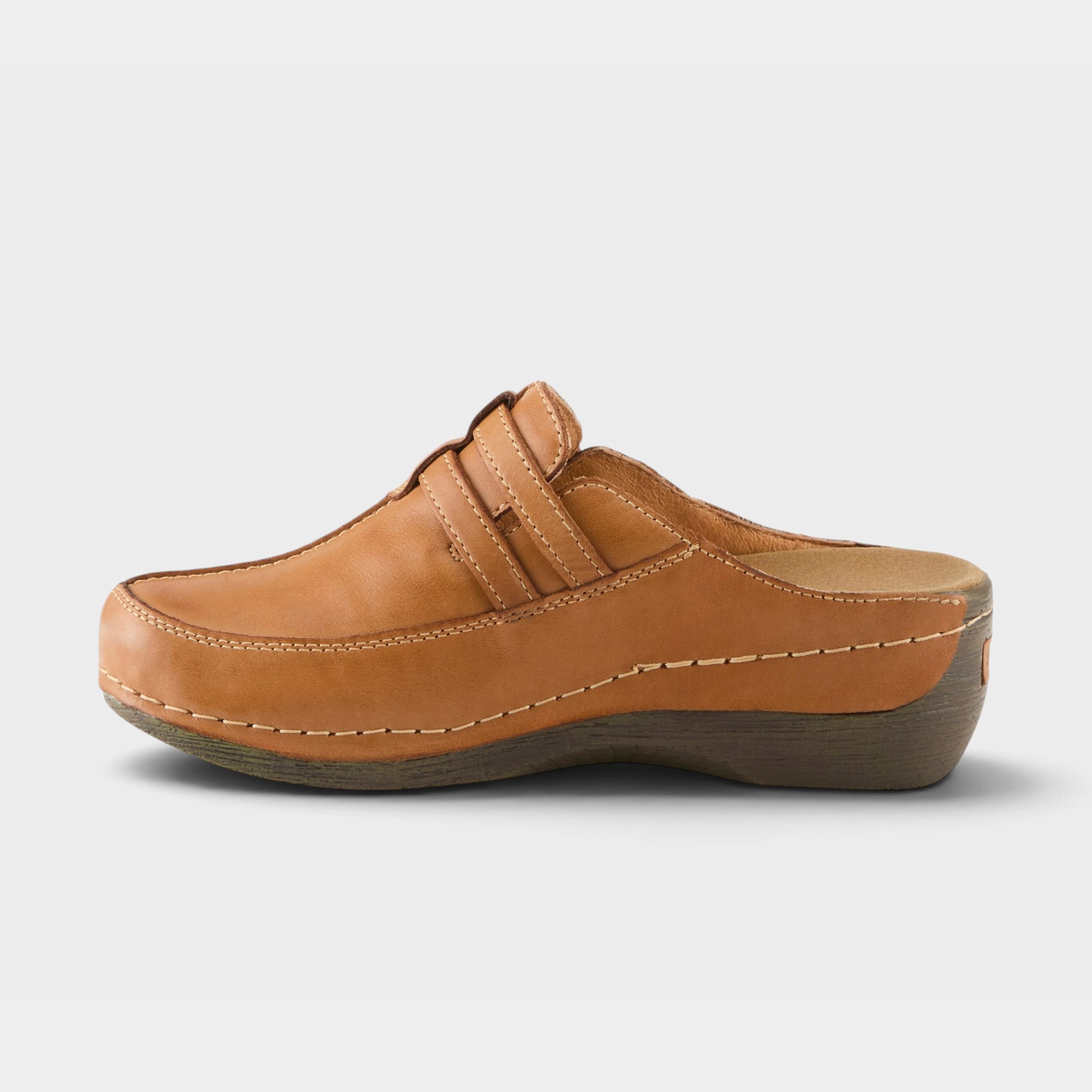 Spring Step Happy Medium Brown Clog