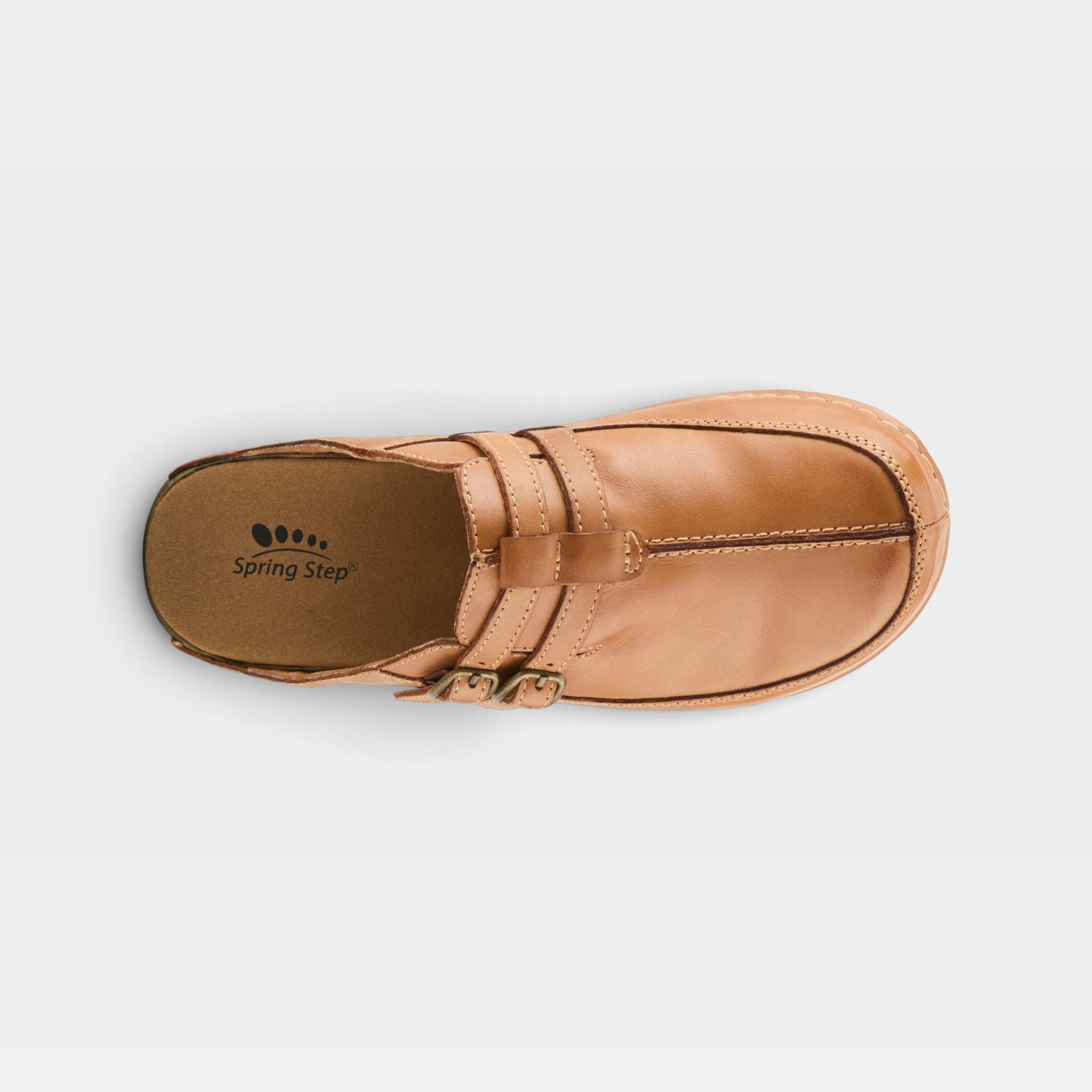 Spring Step Happy Medium Brown Clog
