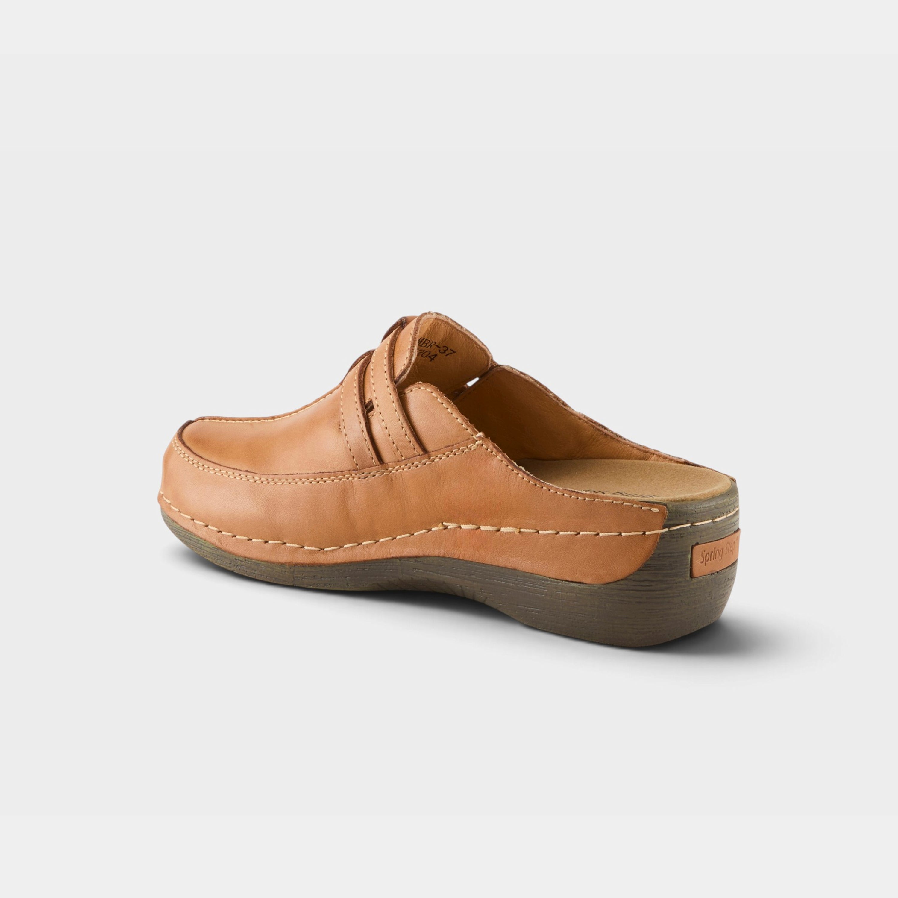 Spring Step Happy Medium Brown Clog