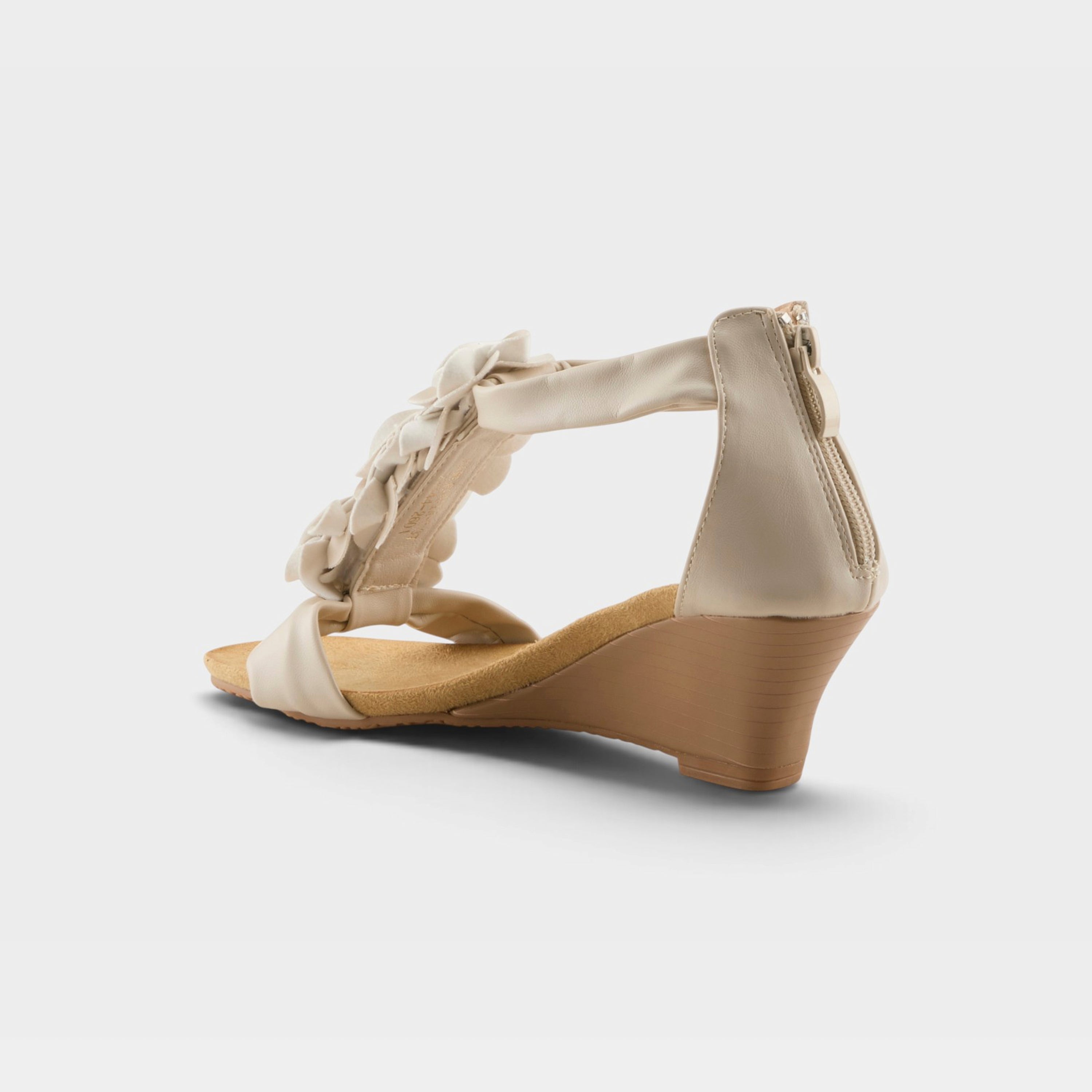 Patrizia Harlequin Beige Wedge Sandal
