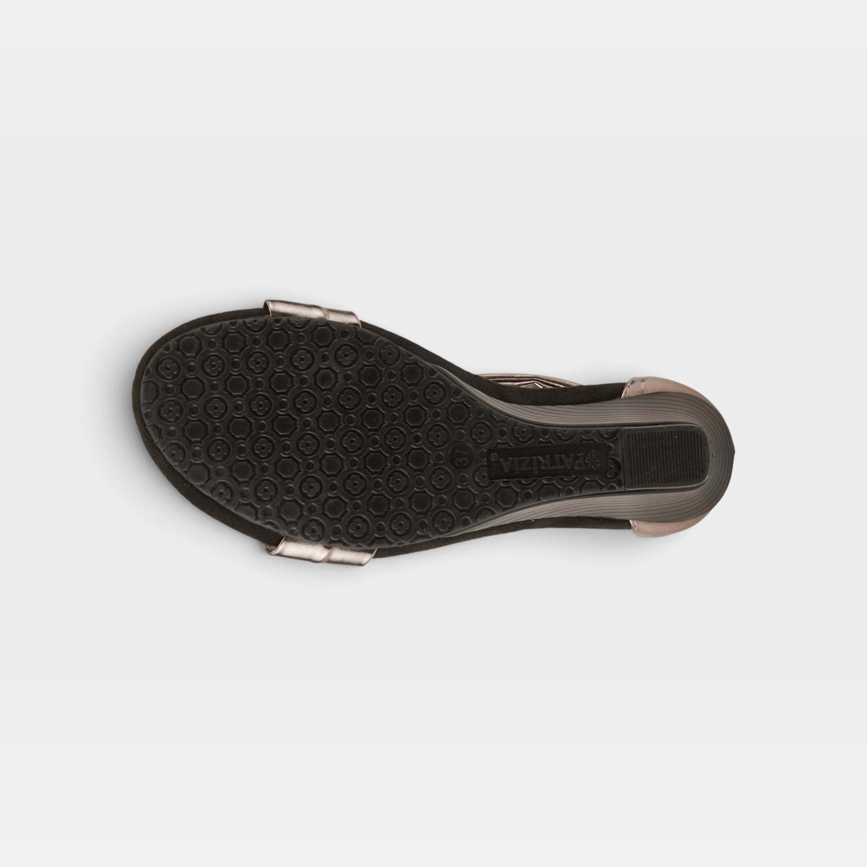 Patrizia Harlequin Pewter Wedge Sandal