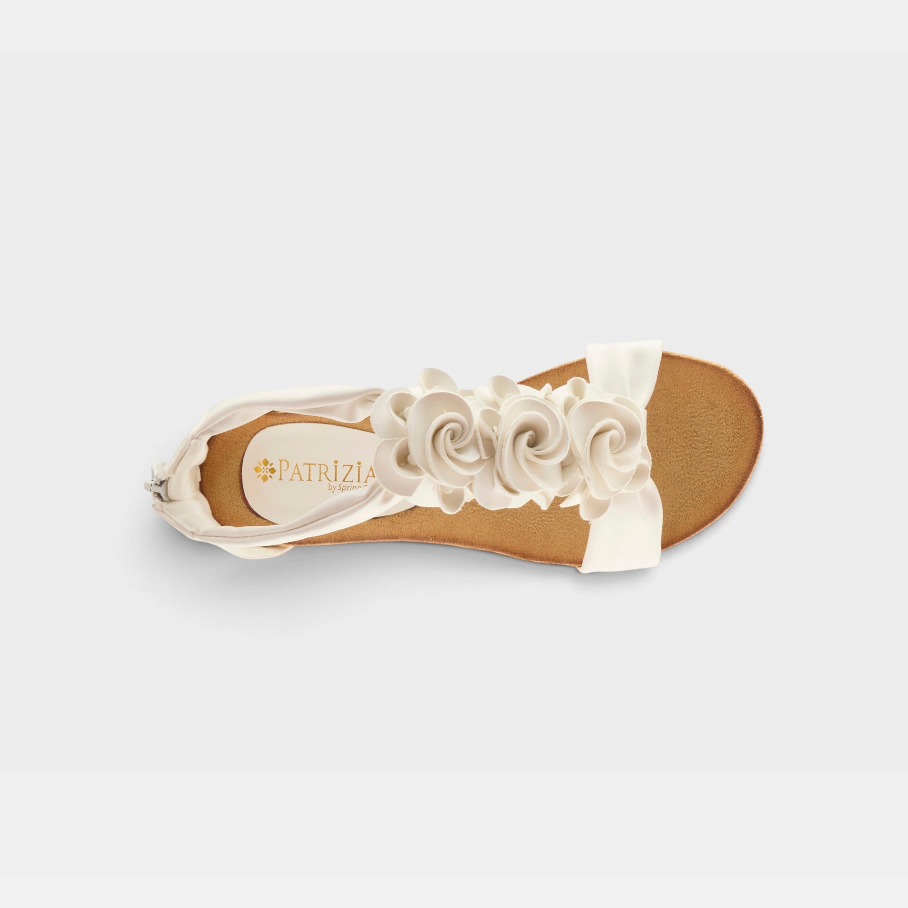 Patrizia Harlequin White Wedge Sandal