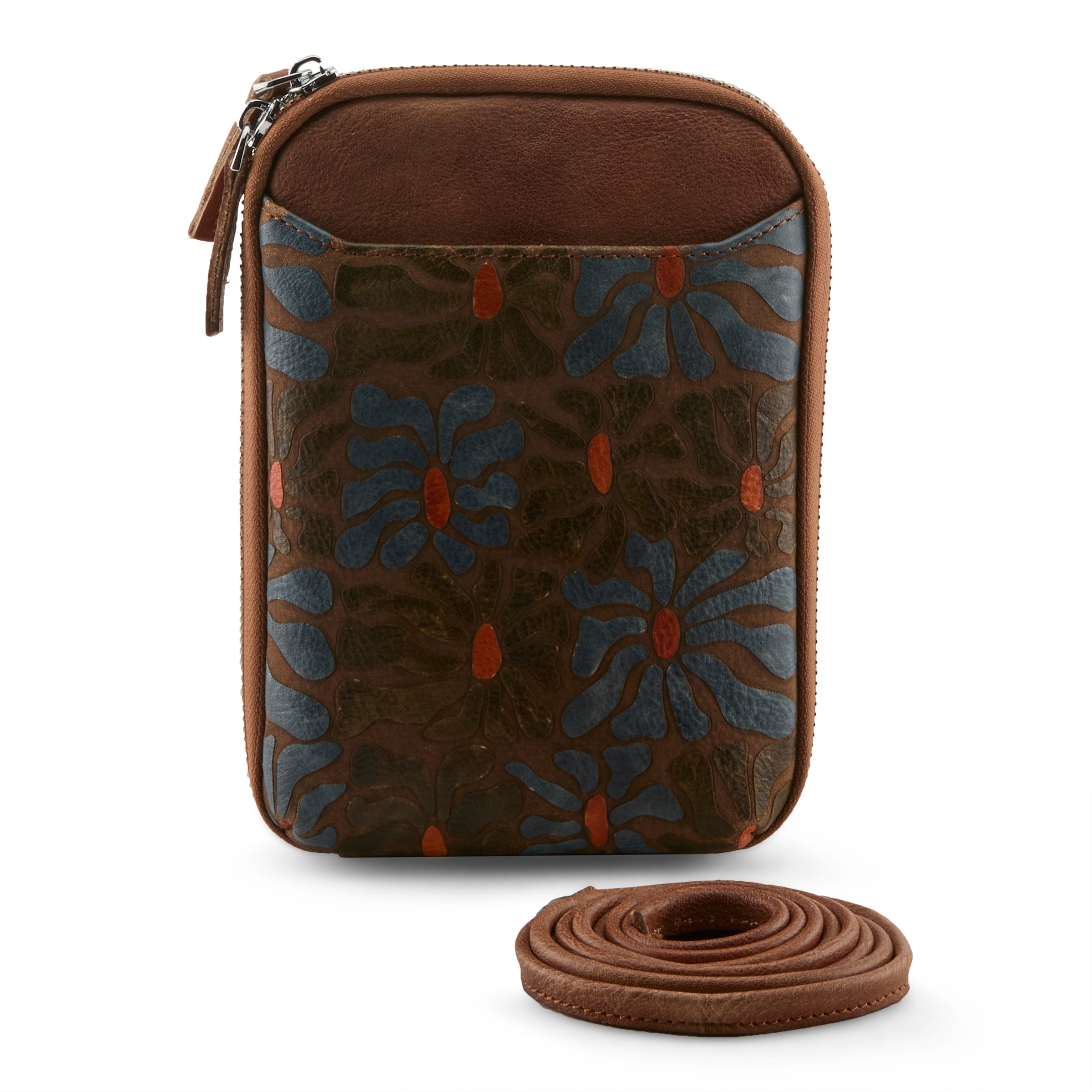 L'Artiste L'ARTISTE HB-ENUFF-DAZI HANDBAG shoe in camel multi with handcrafted leather design