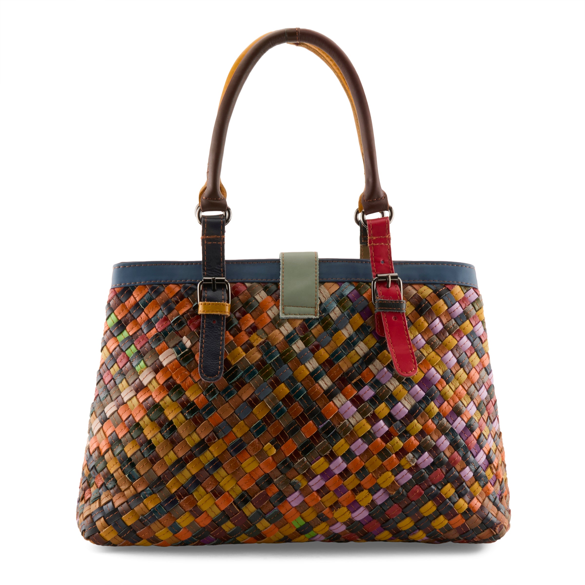 L'Artiste L'ARTISTE HB-TRIWEAVE HANDBAG shoe with handcrafted leather design
