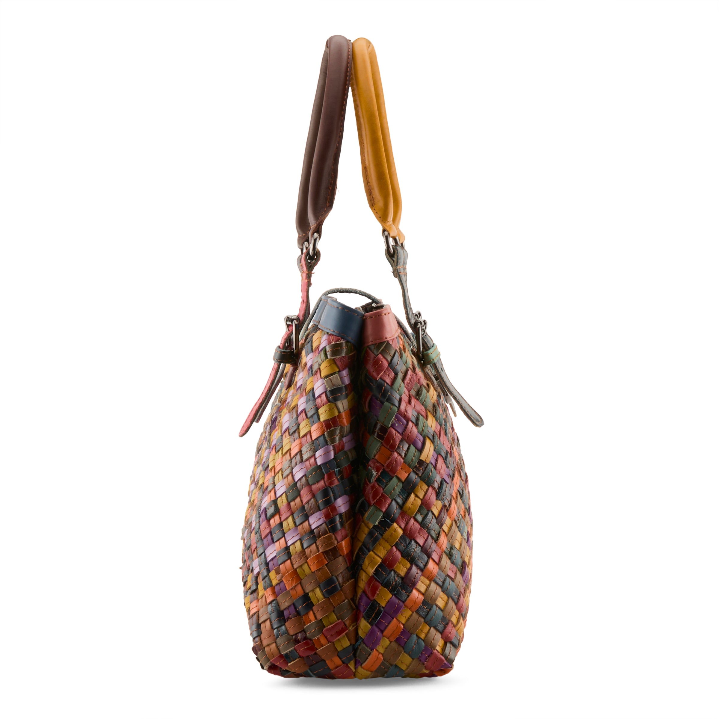L'Artiste L'ARTISTE HB-TRIWEAVE HANDBAG shoe with handcrafted leather design
