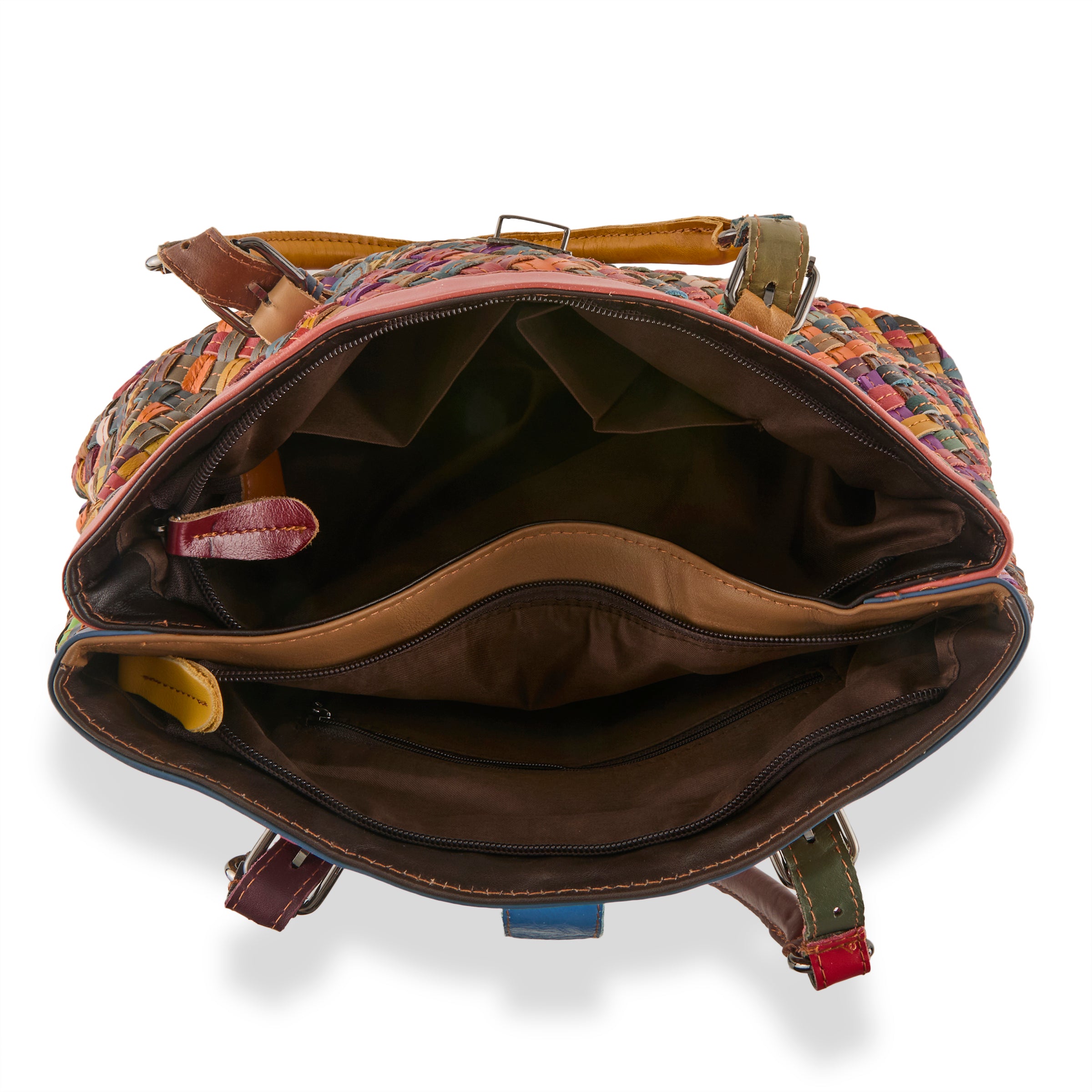 L'Artiste L'ARTISTE HB-TRIWEAVE HANDBAG shoe with handcrafted leather design