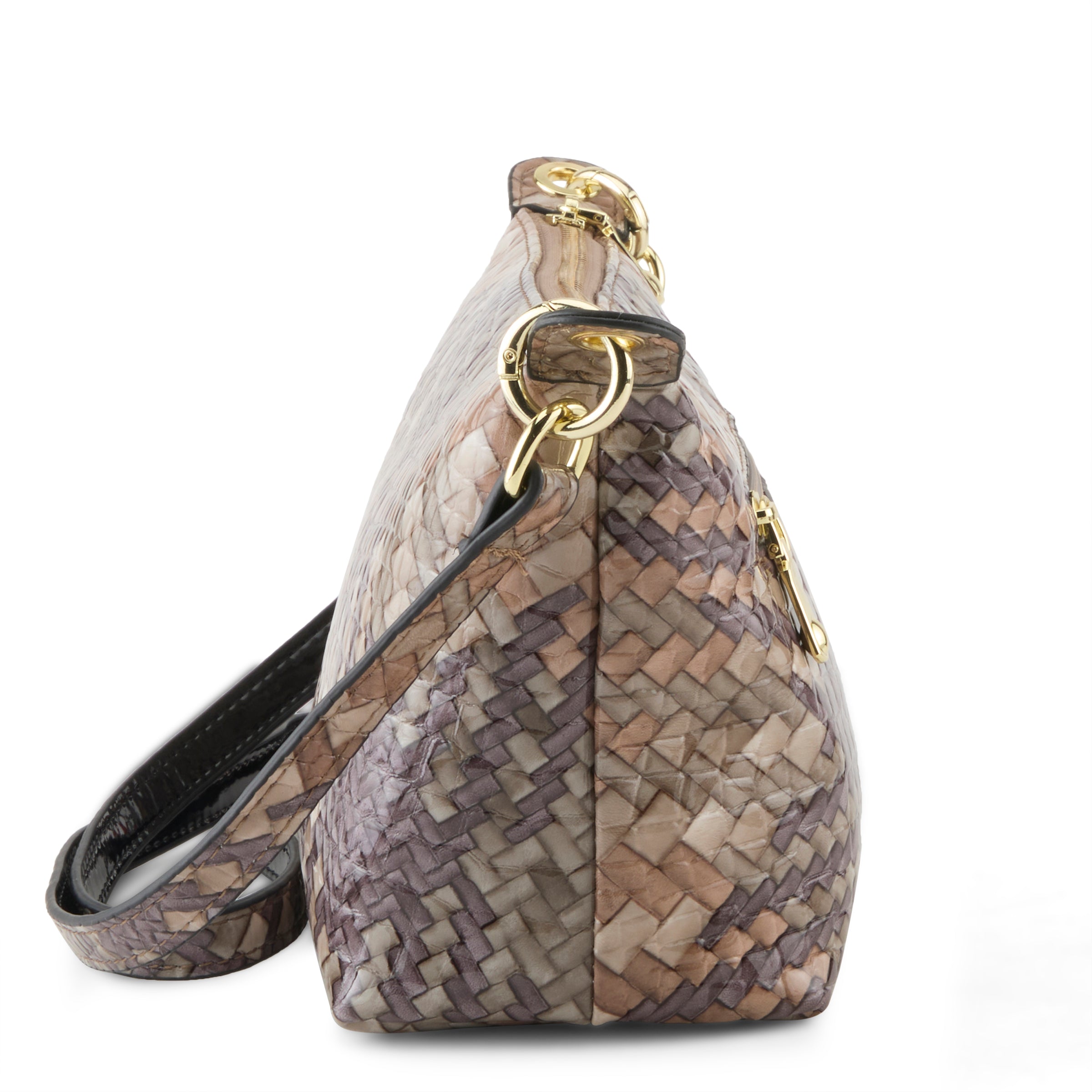 L'Artiste L'ARTISTE HB-VITRE HANDBAG shoe in turquoise multi with handcrafted leather design