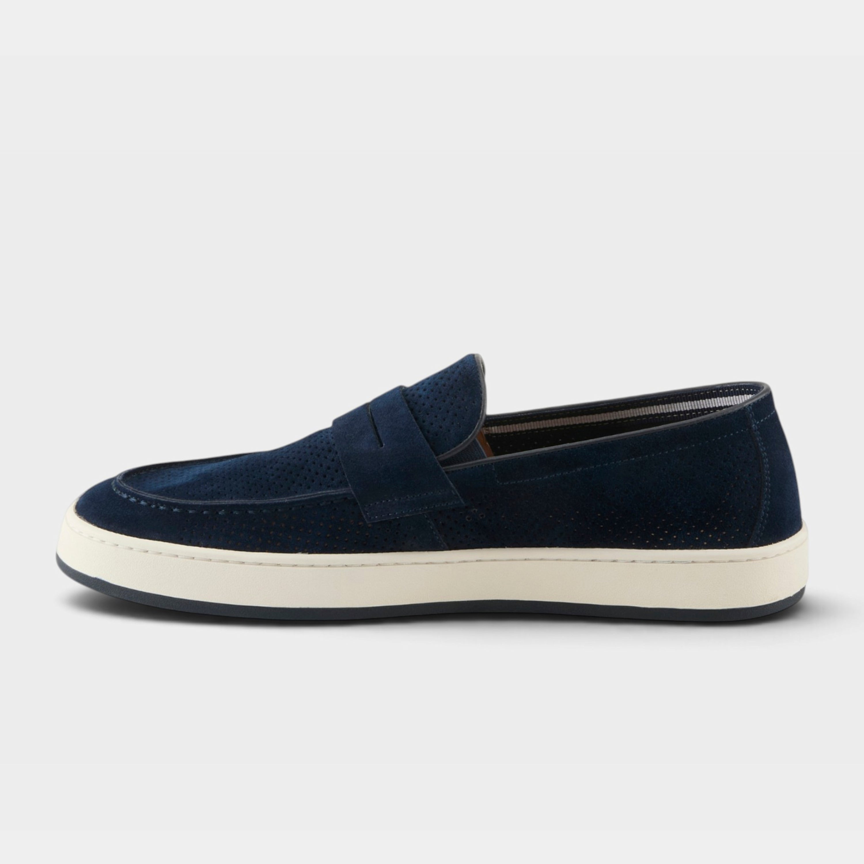 Spring Step Men Howe Navy Suede Shoe