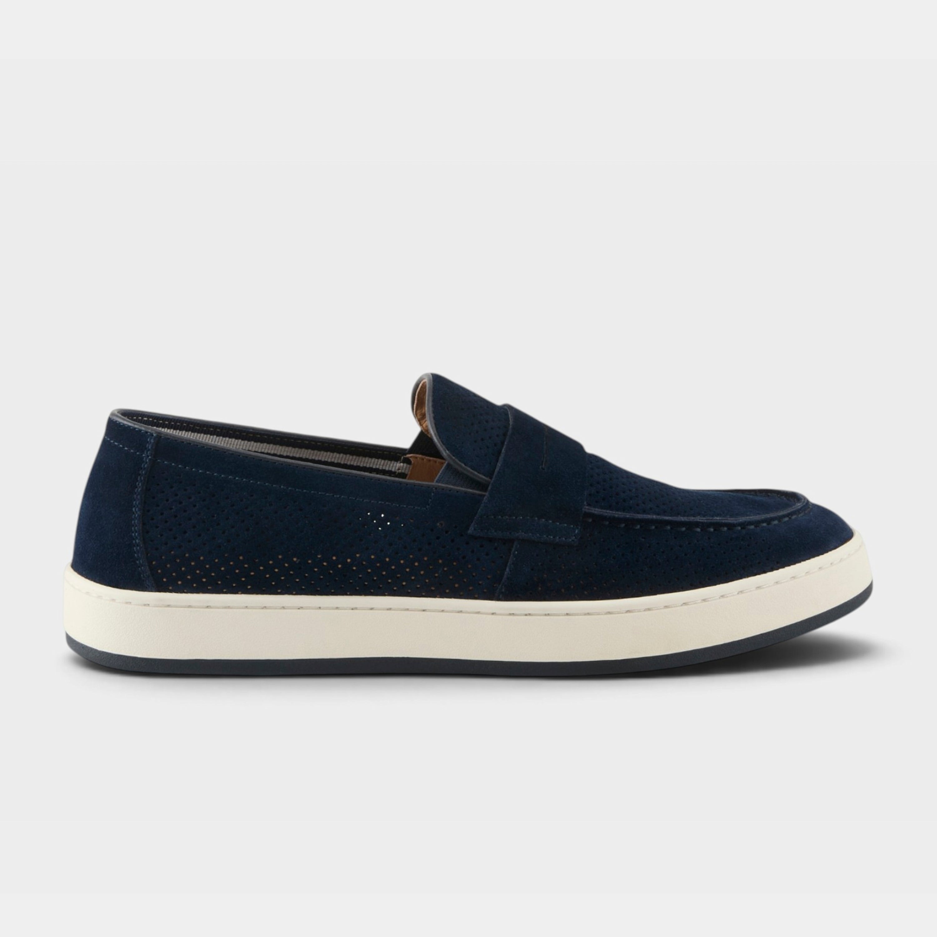Spring Step Men Howe Navy Suede Shoe