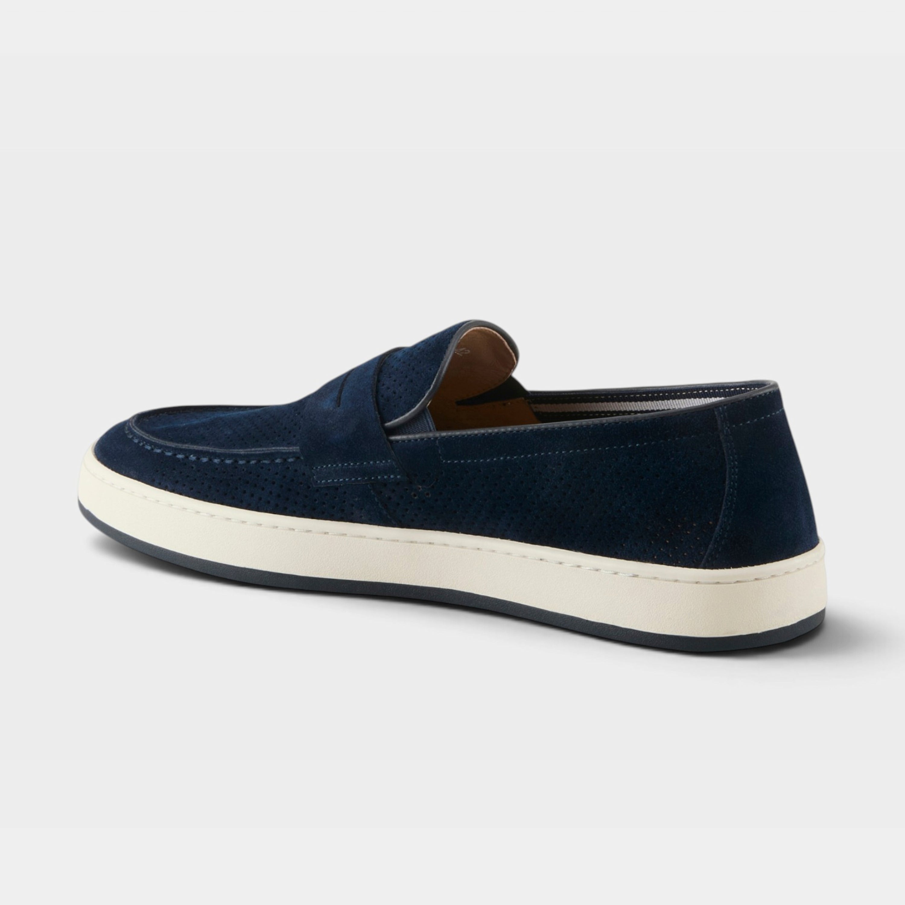 Spring Step Men Howe Navy Suede Shoe