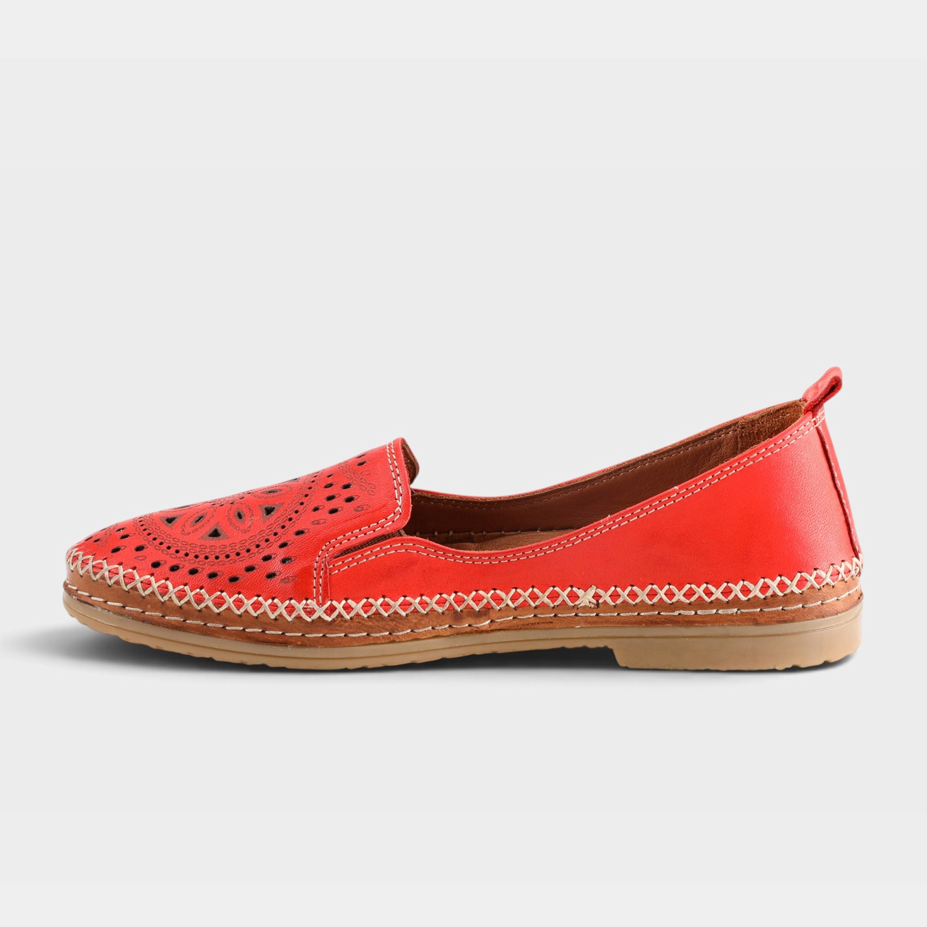 Spring Step Ingrid Red Loafer