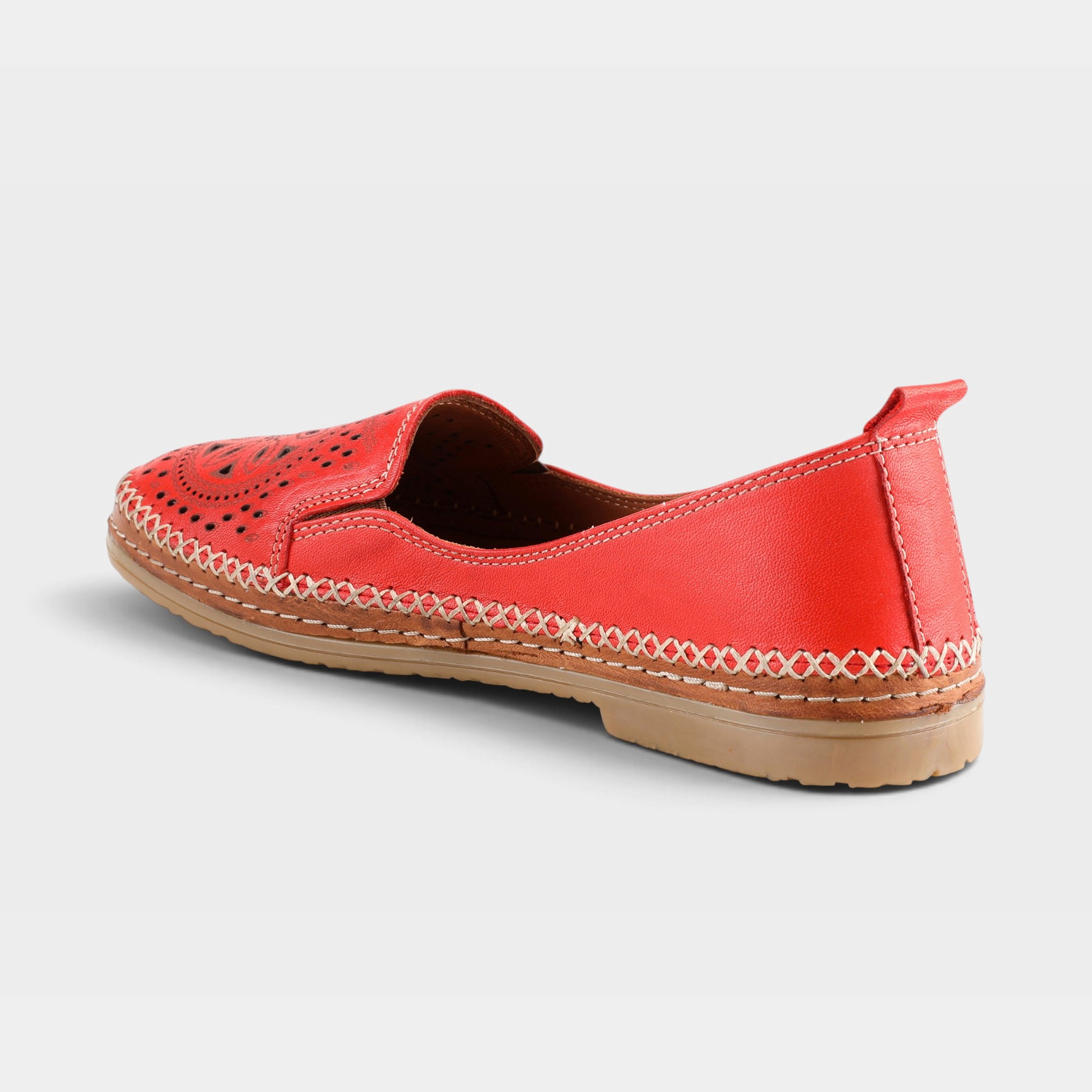Spring Step Ingrid Red Loafer