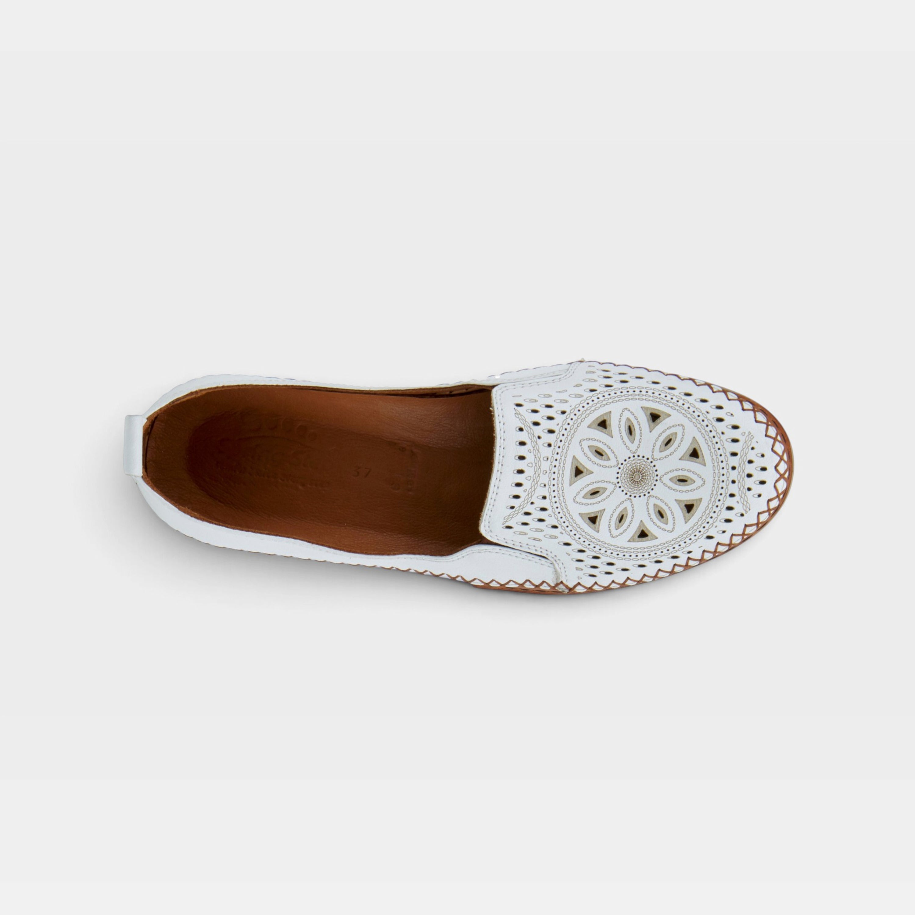 Spring Step Ingrid White Loafer