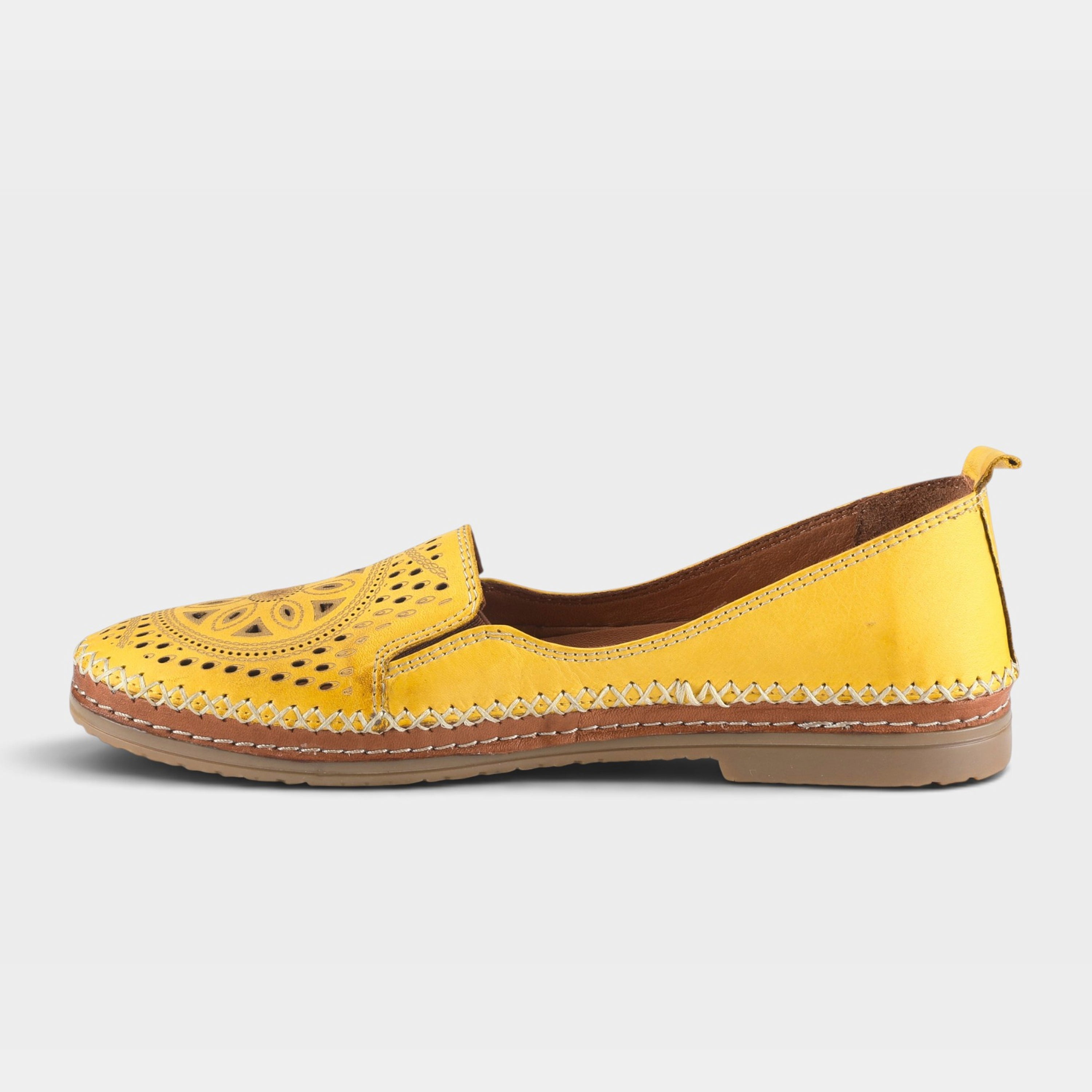 Spring Step Ingrid Yellow Loafer