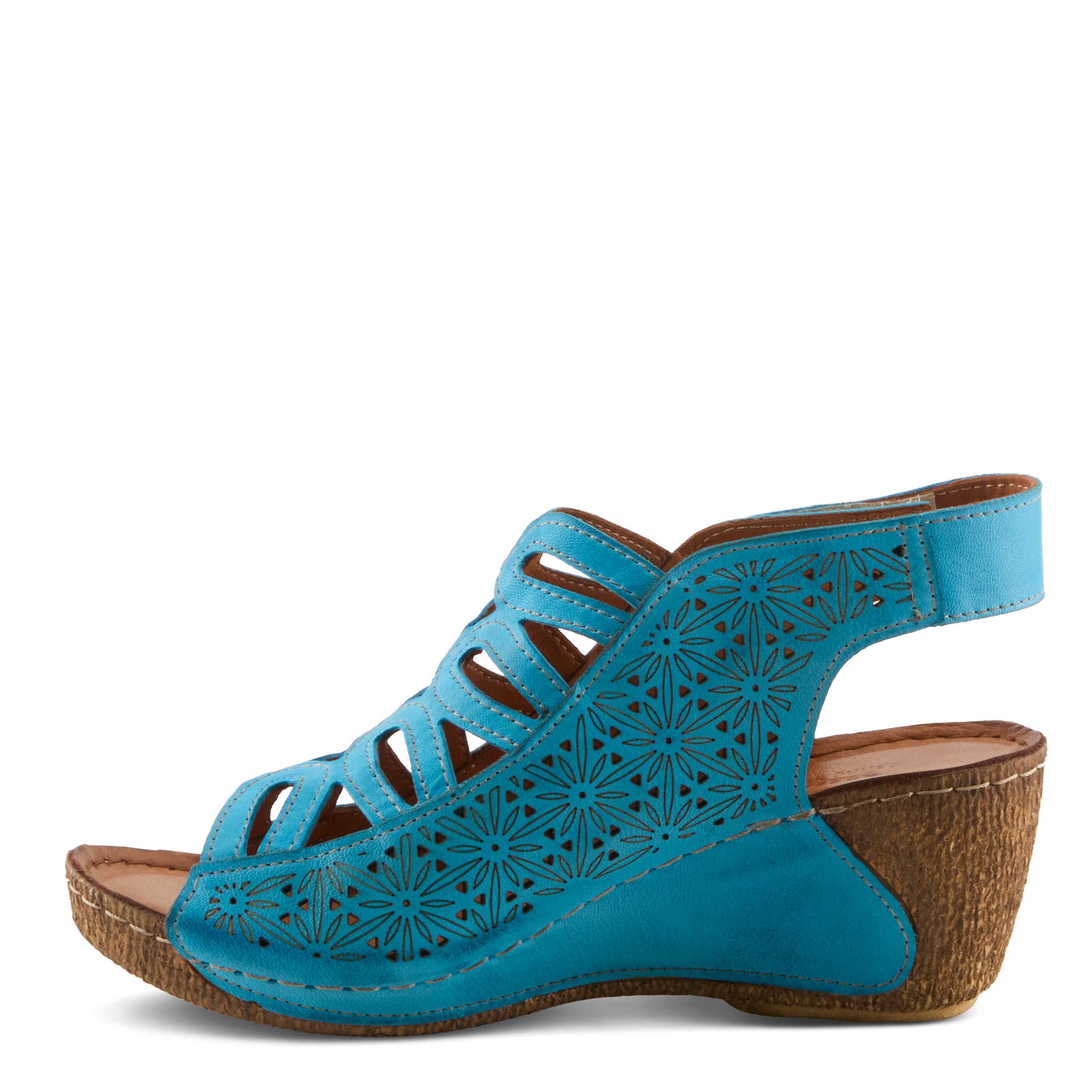 Spring Step SPRING STEP INOCENCIA SANDAL sandal in blue with comfortable everyday design