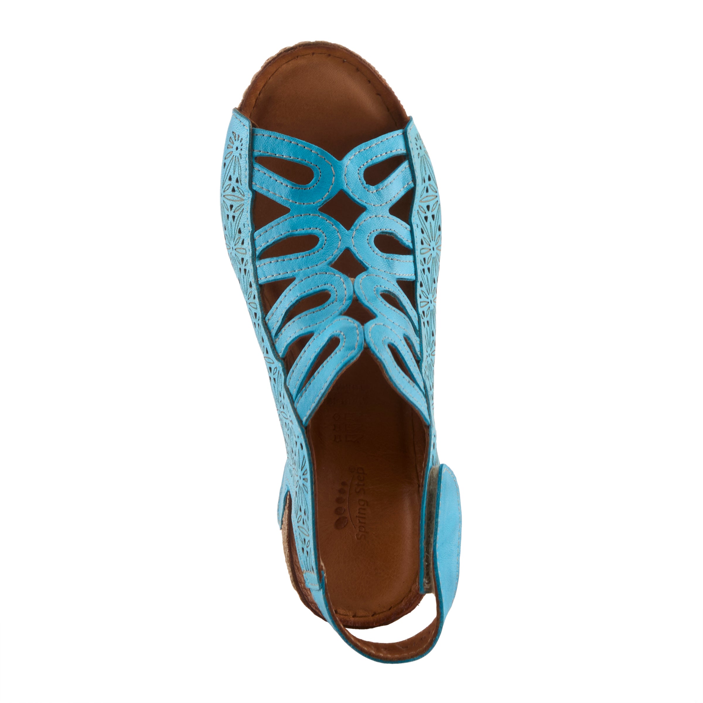 Spring Step SPRING STEP INOCENCIA SANDAL sandal in blue with comfortable everyday design