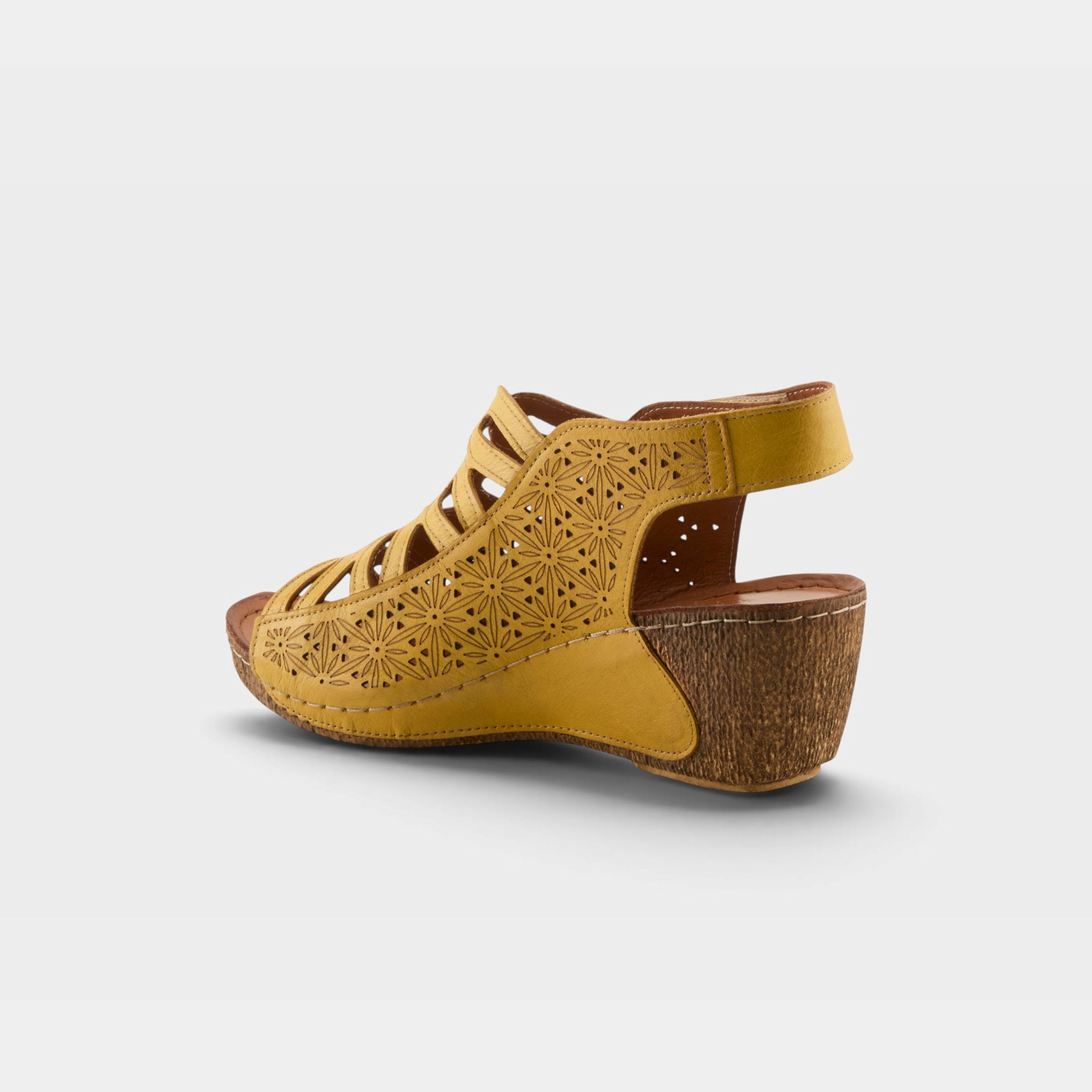 Spring Step Inocencia Yellow Sandal