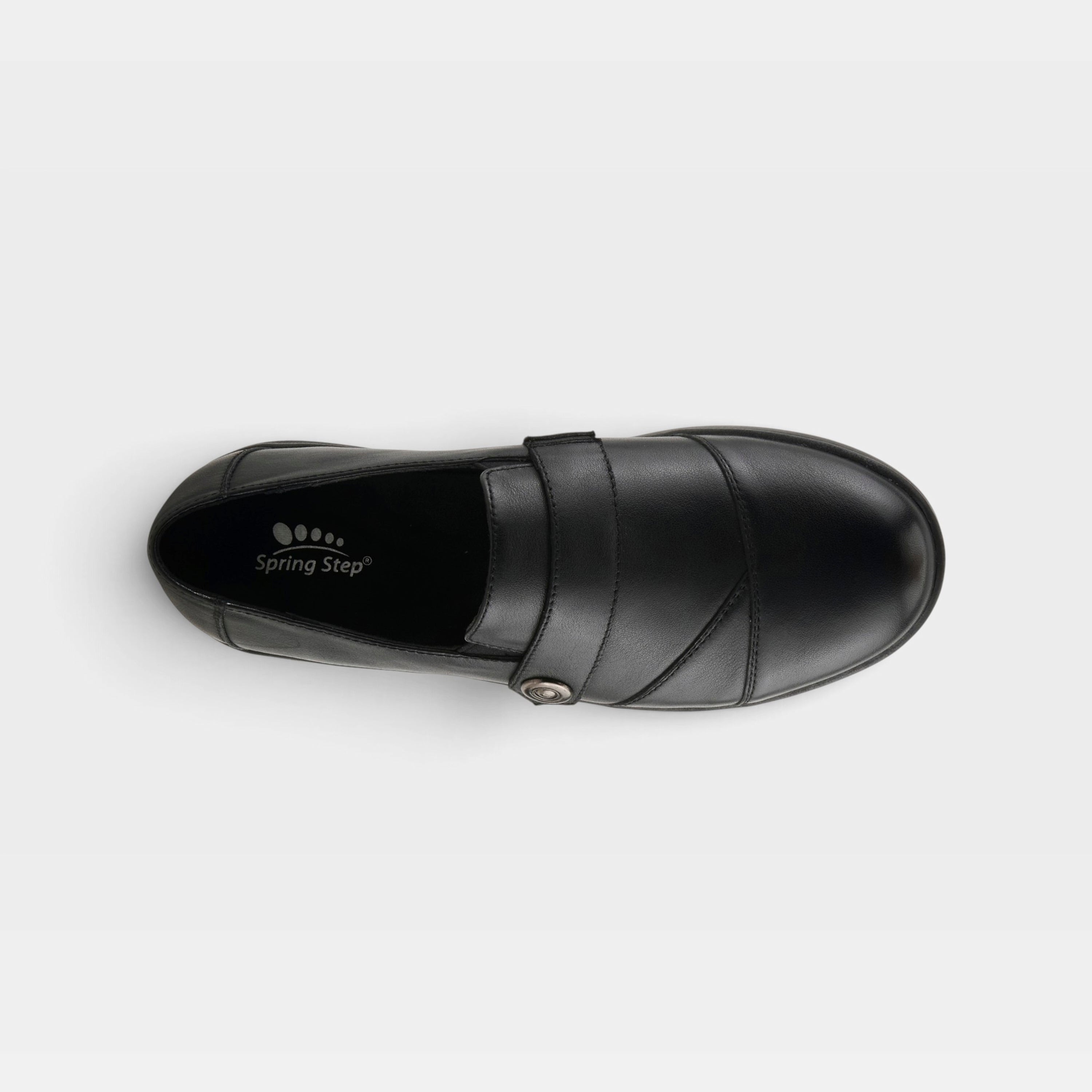 Spring Step Ivorie Black Casual Shoe