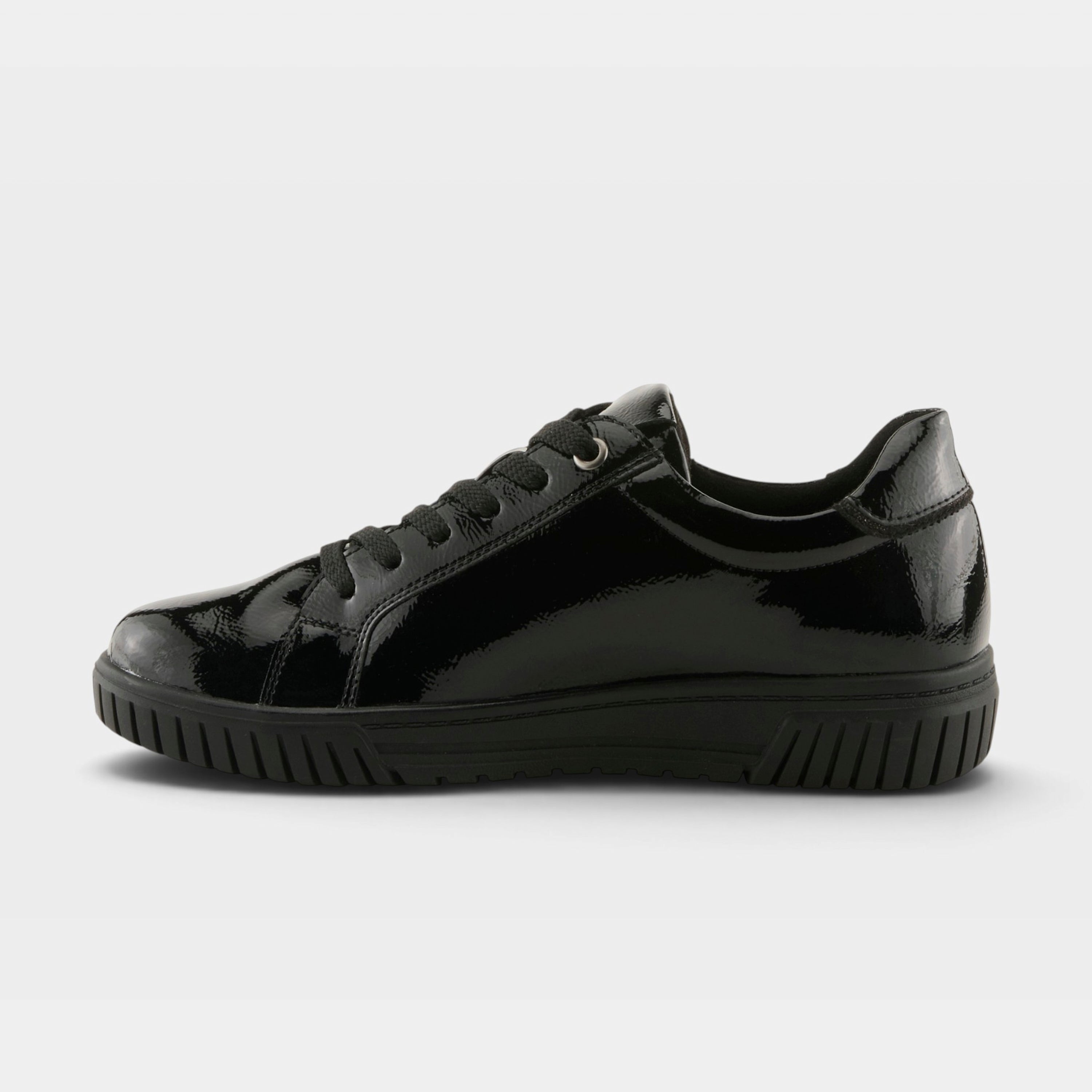 Spring Step Jamia Black Patent Sneaker