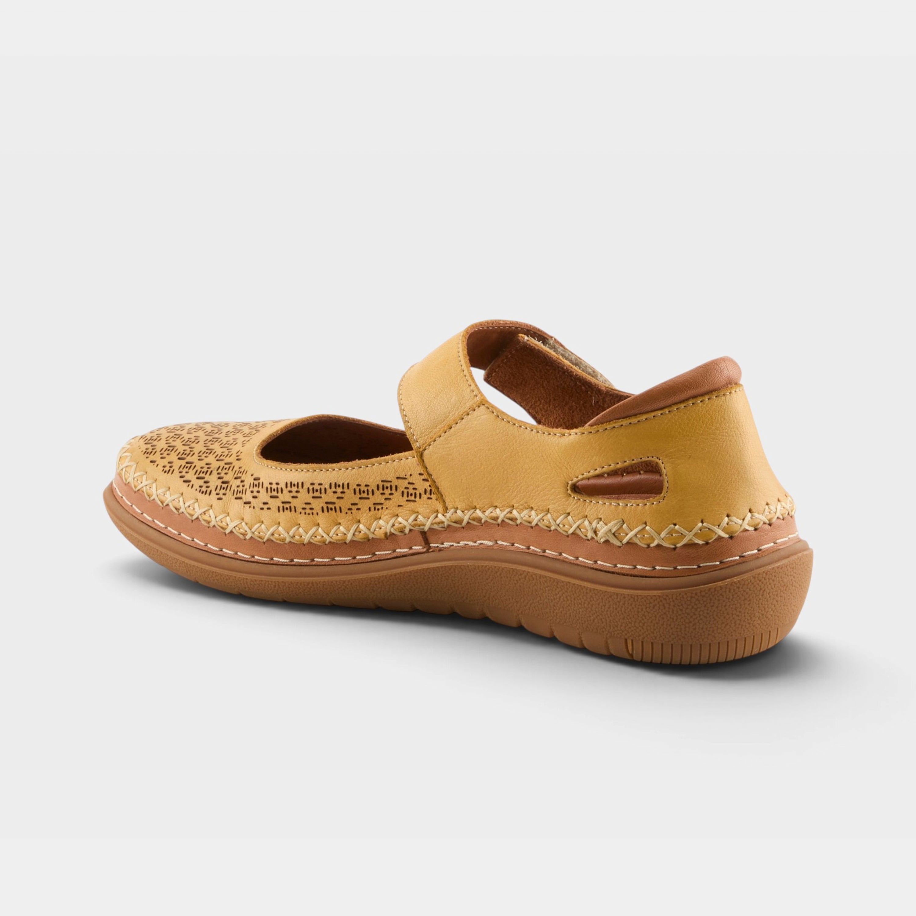 Spring Step Janah Yellow Casual Shoe