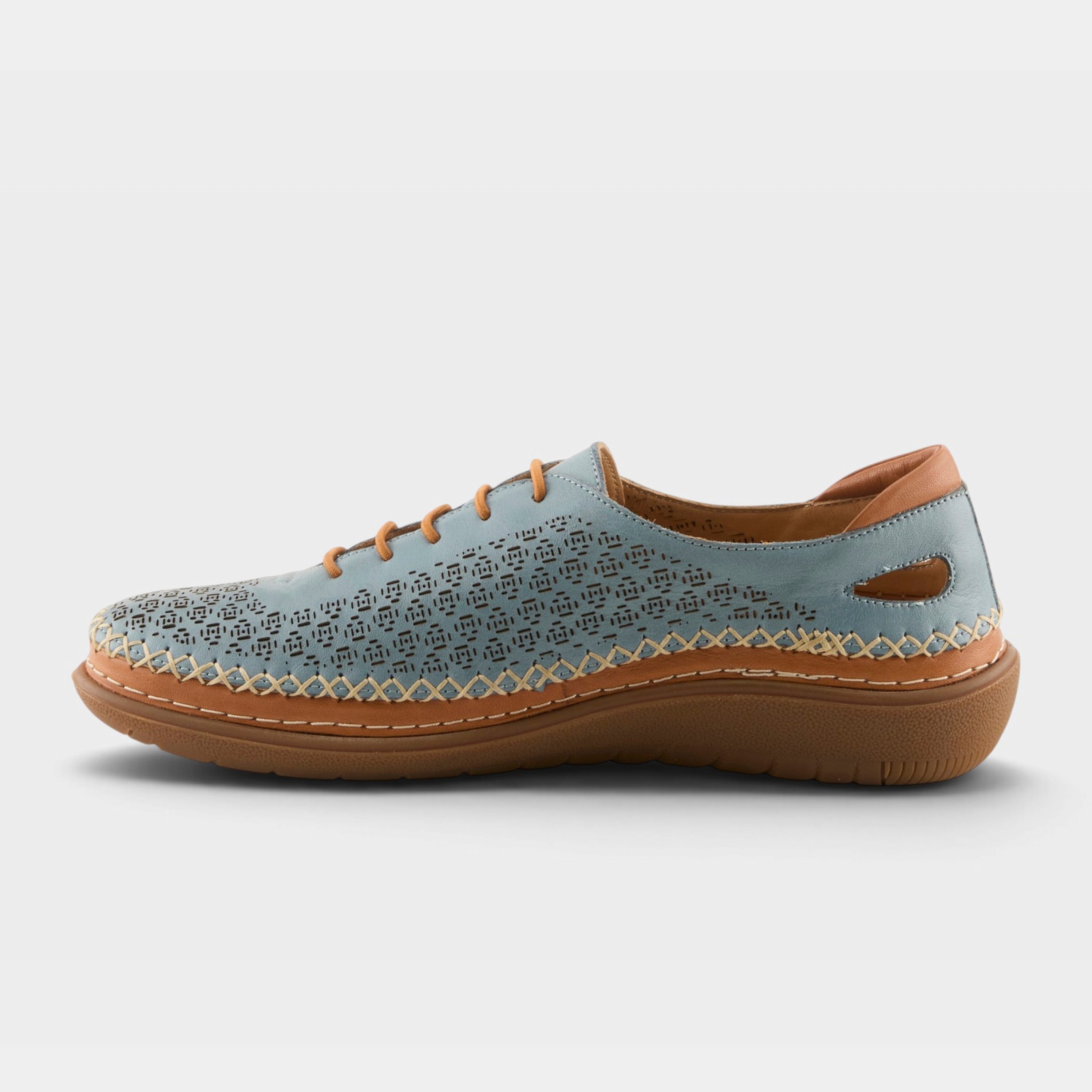 Spring Step Janell Blue Casual Shoe