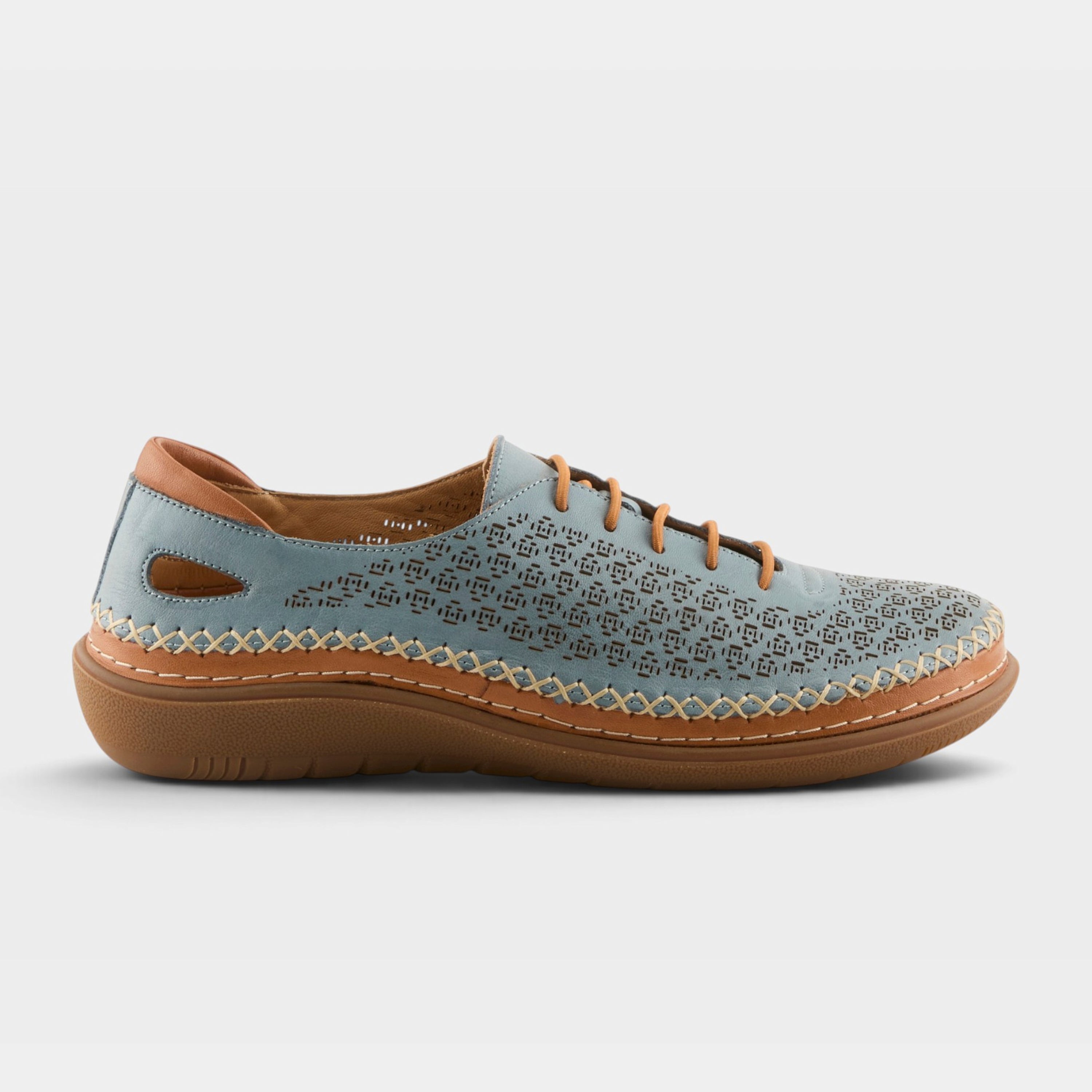 Spring Step Janell Blue Casual Shoe