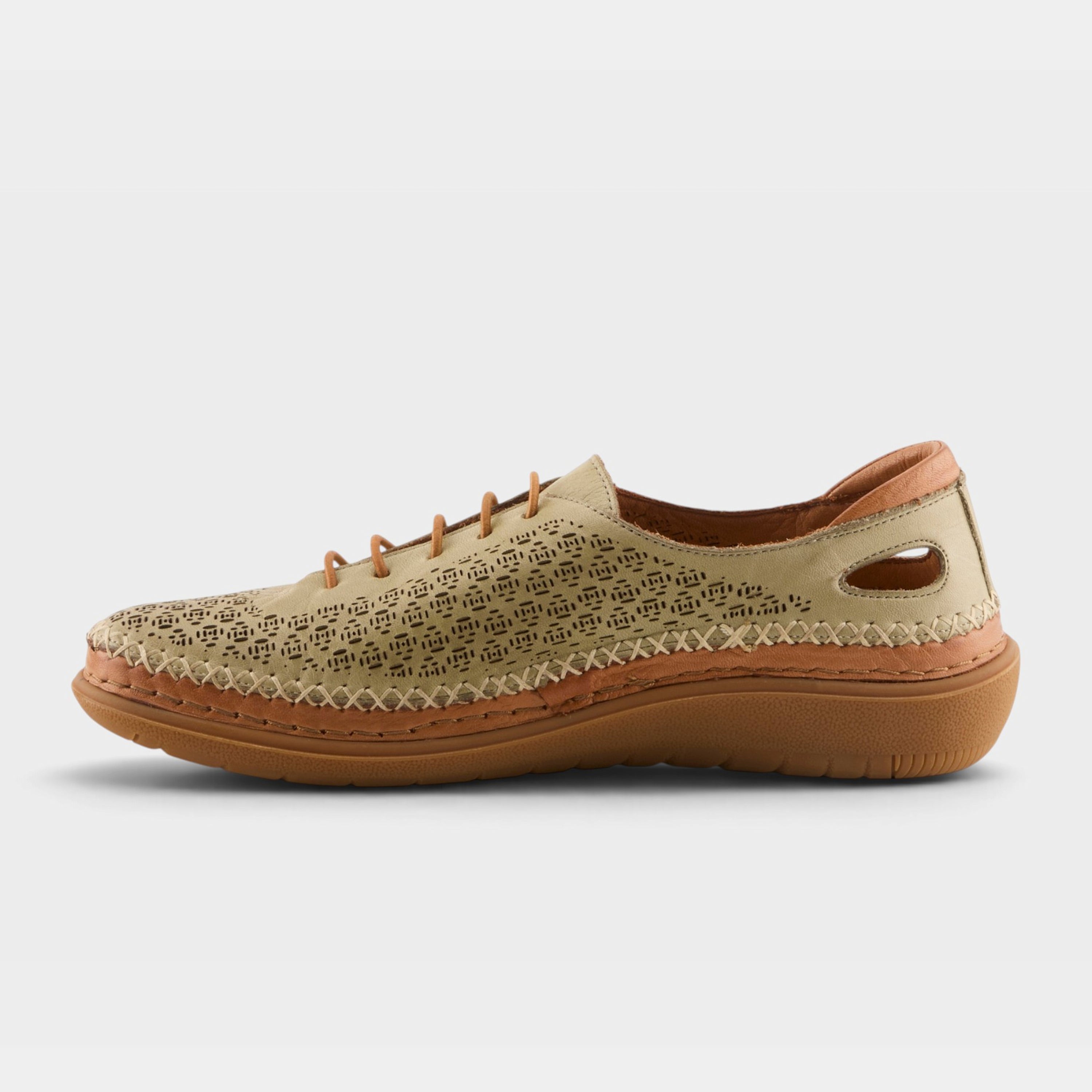 Spring Step Janell Sage Green Casual Shoe