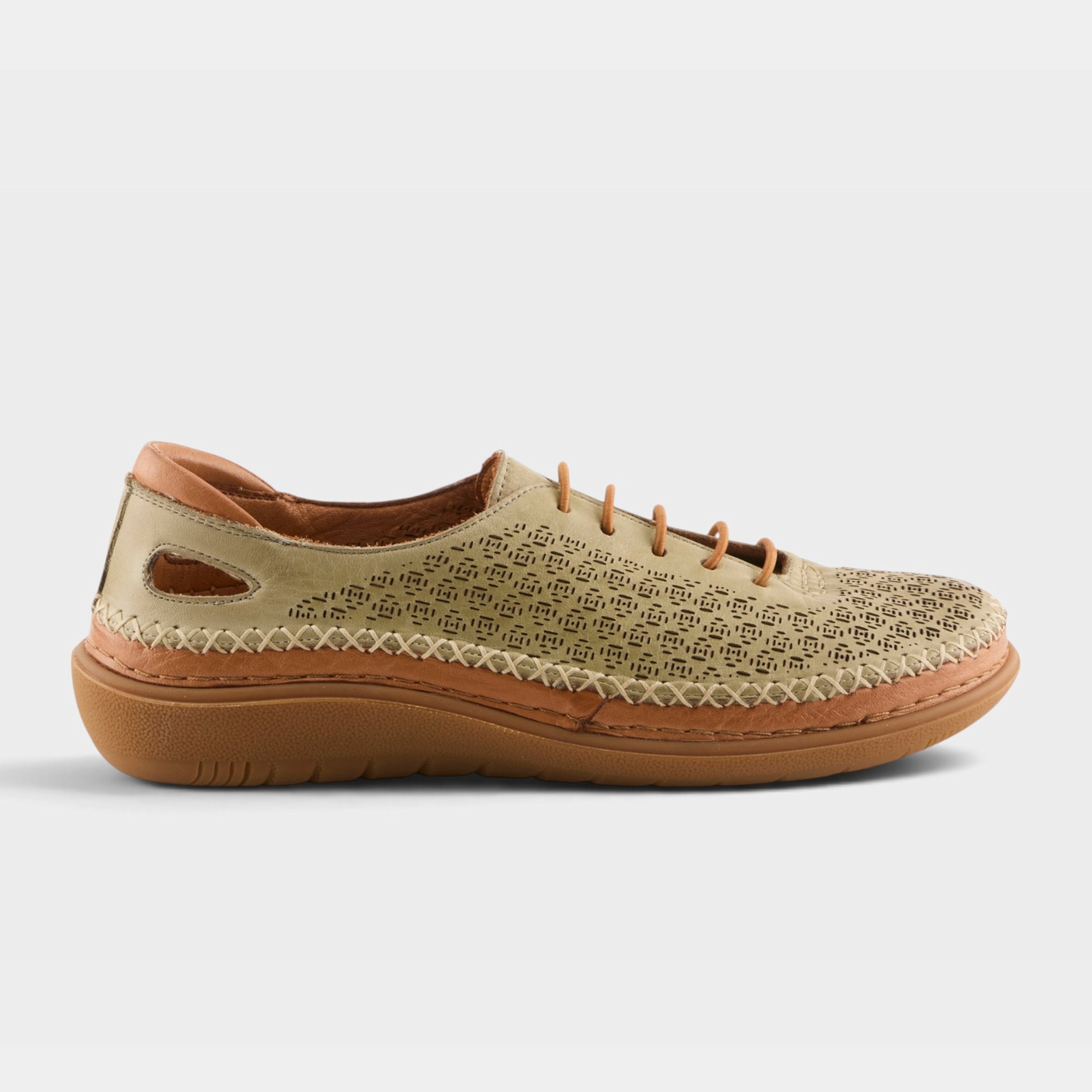 Spring Step Janell Sage Green Casual Shoe