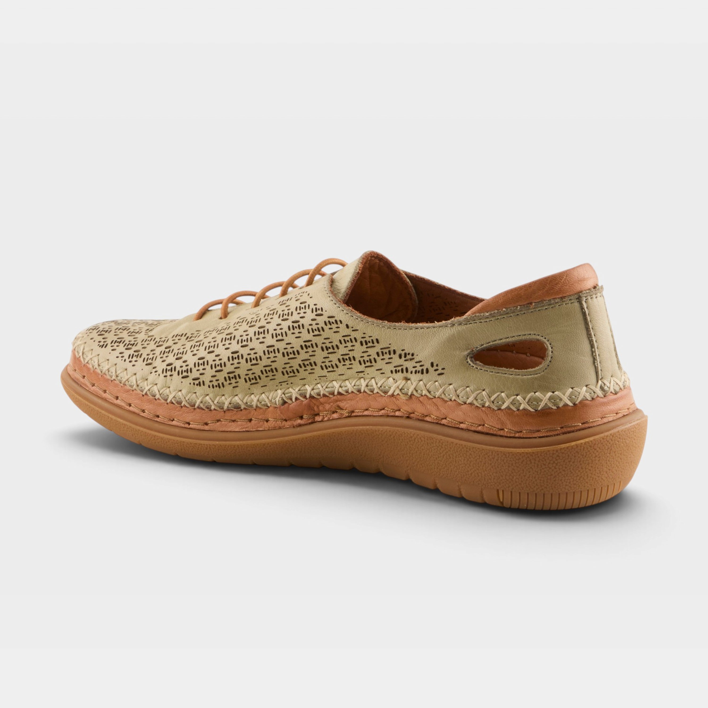 Spring Step Janell Sage Green Casual Shoe