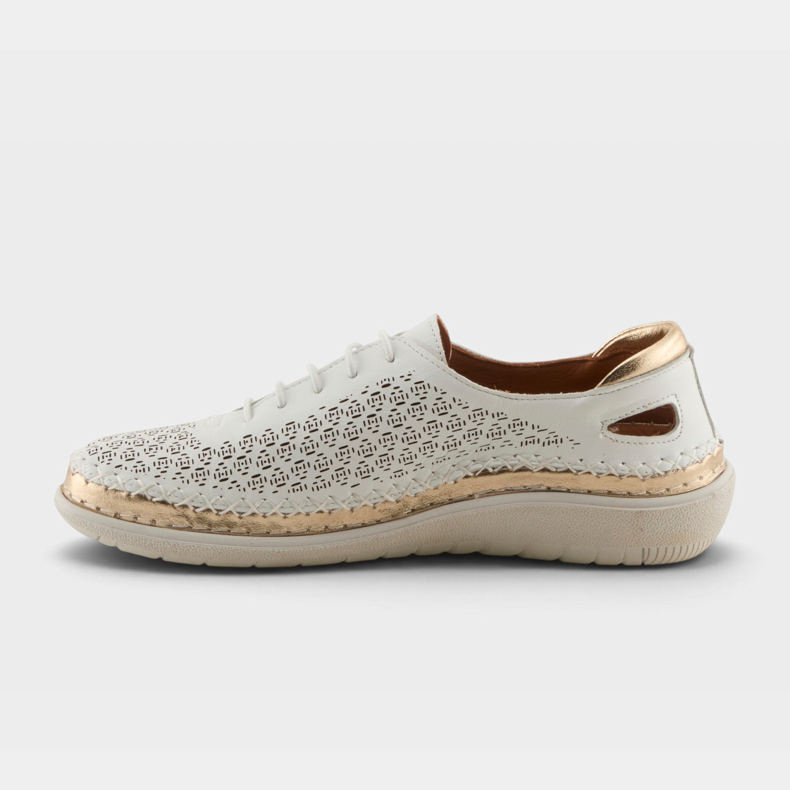 Spring Step Janell White Casual Shoe