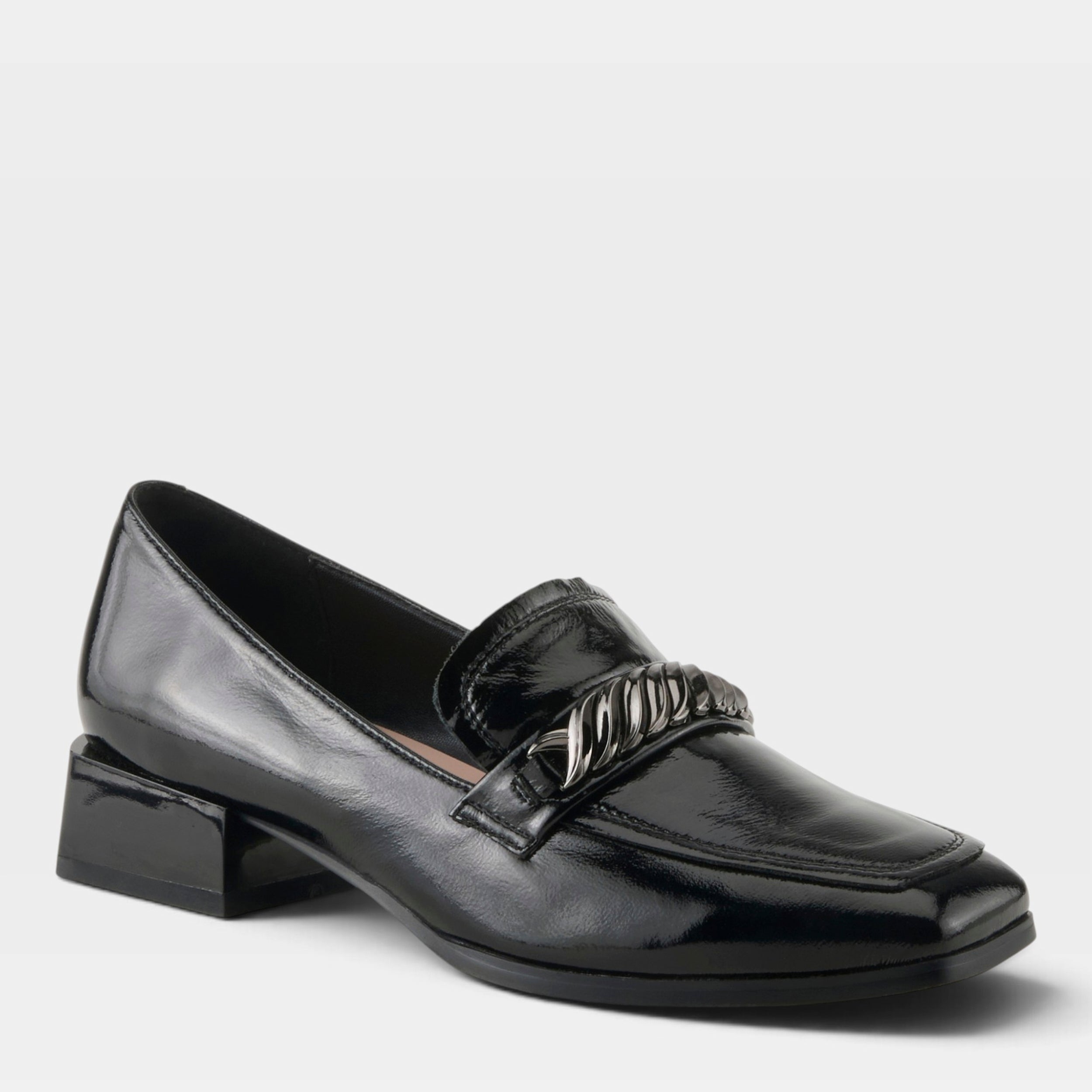 Azura Jannette Black Patent Shoe