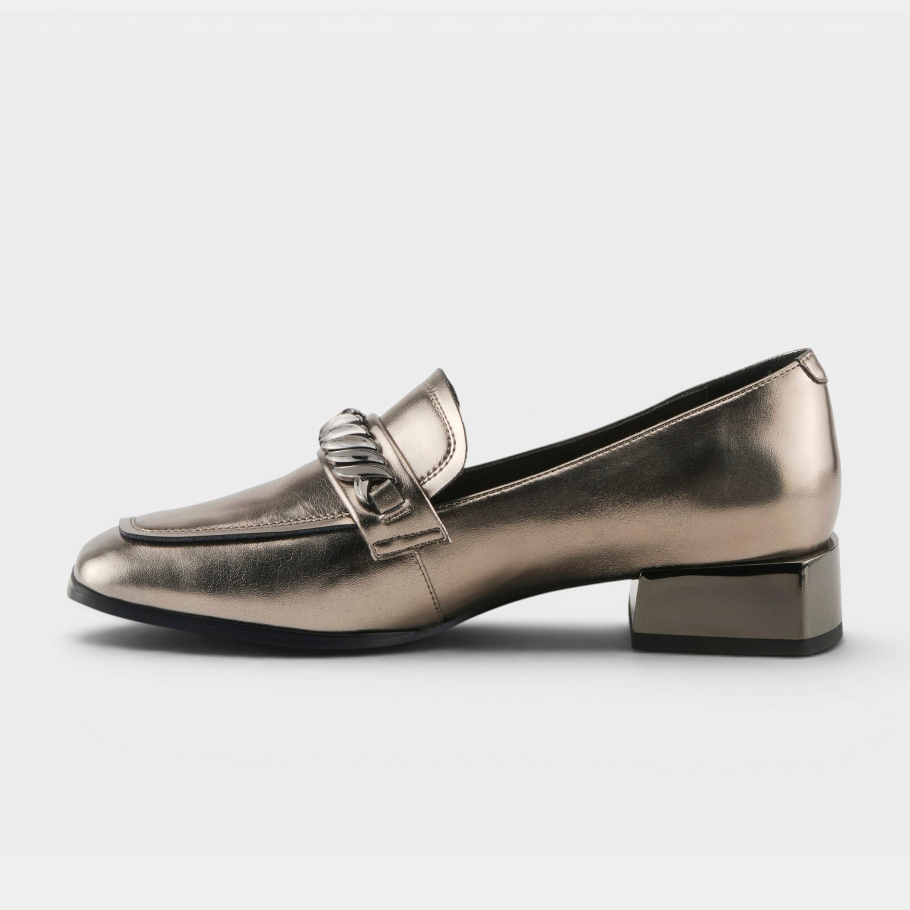 Azura Jannette Pewter Patent Shoe