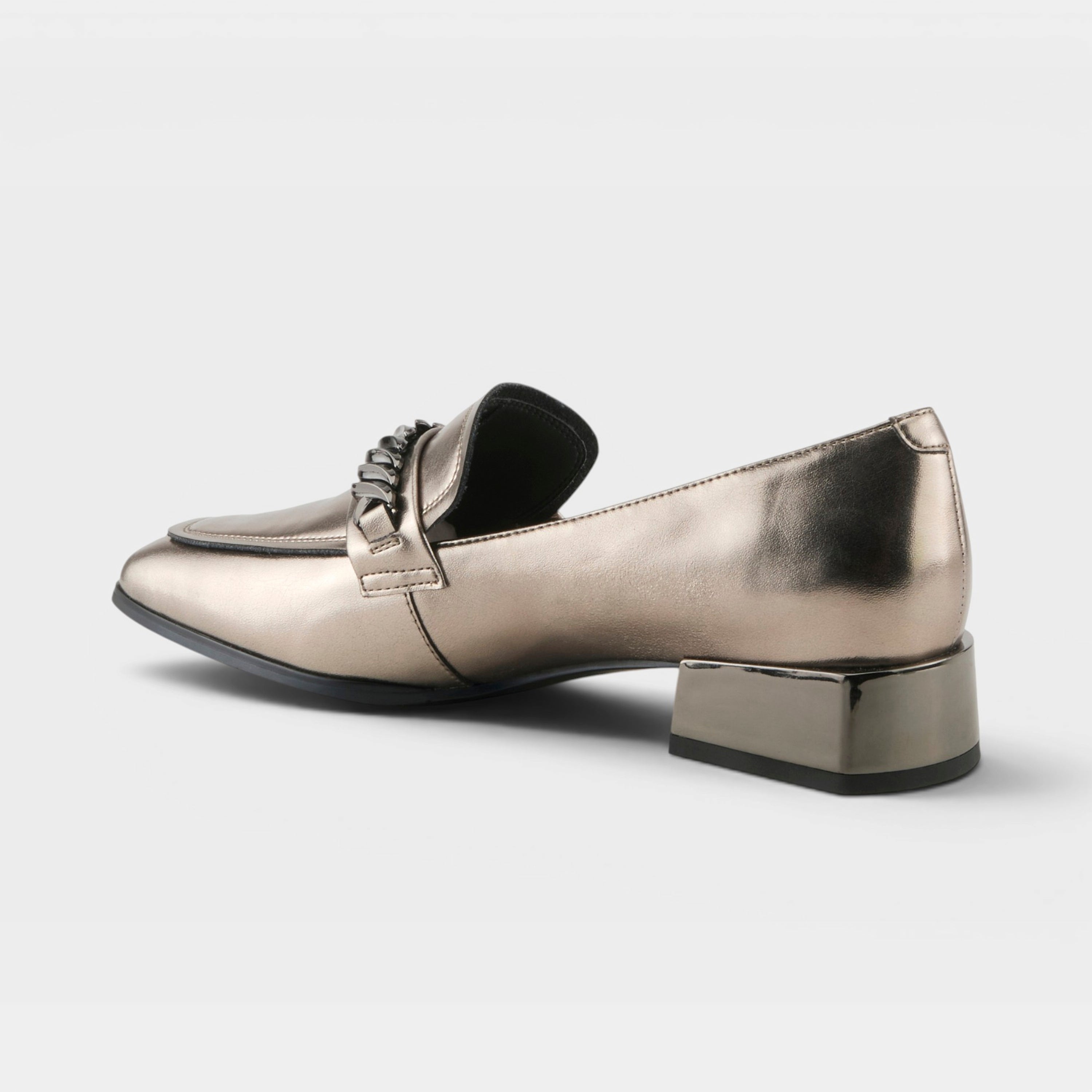 Azura Jannette Pewter Patent Shoe