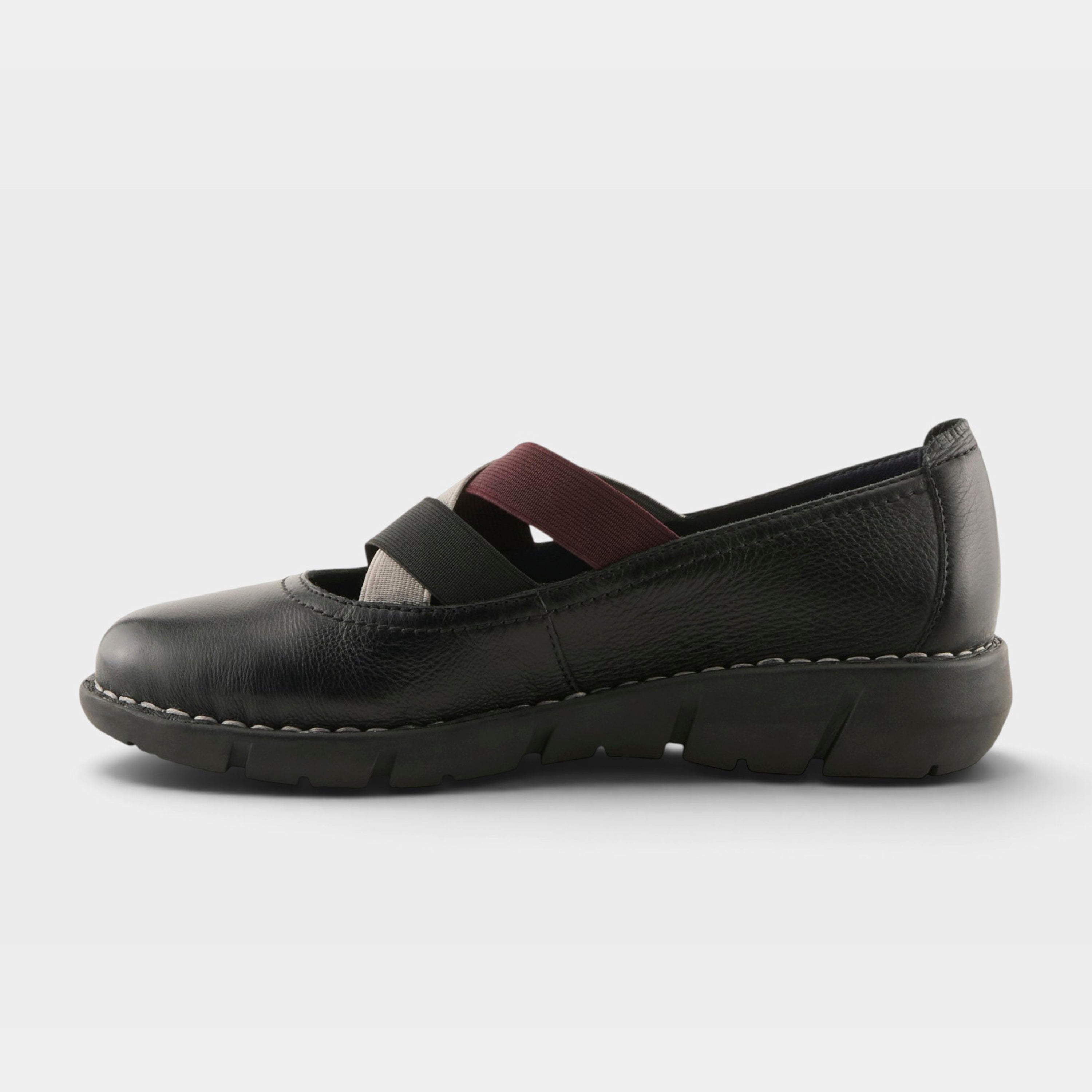 Spring Step Jax Black Multi Casual Shoe